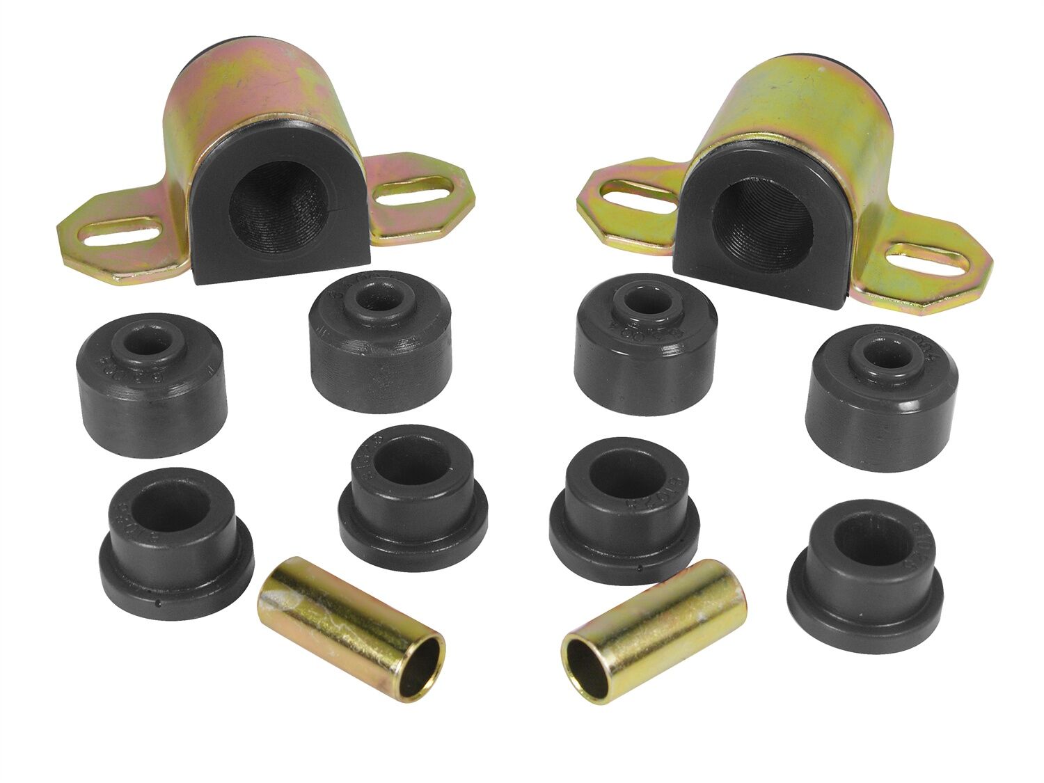1984-2001 Jeep Cherokee Front Sway Bar Bushing Kit Black Prothane - 1-1108-BL
