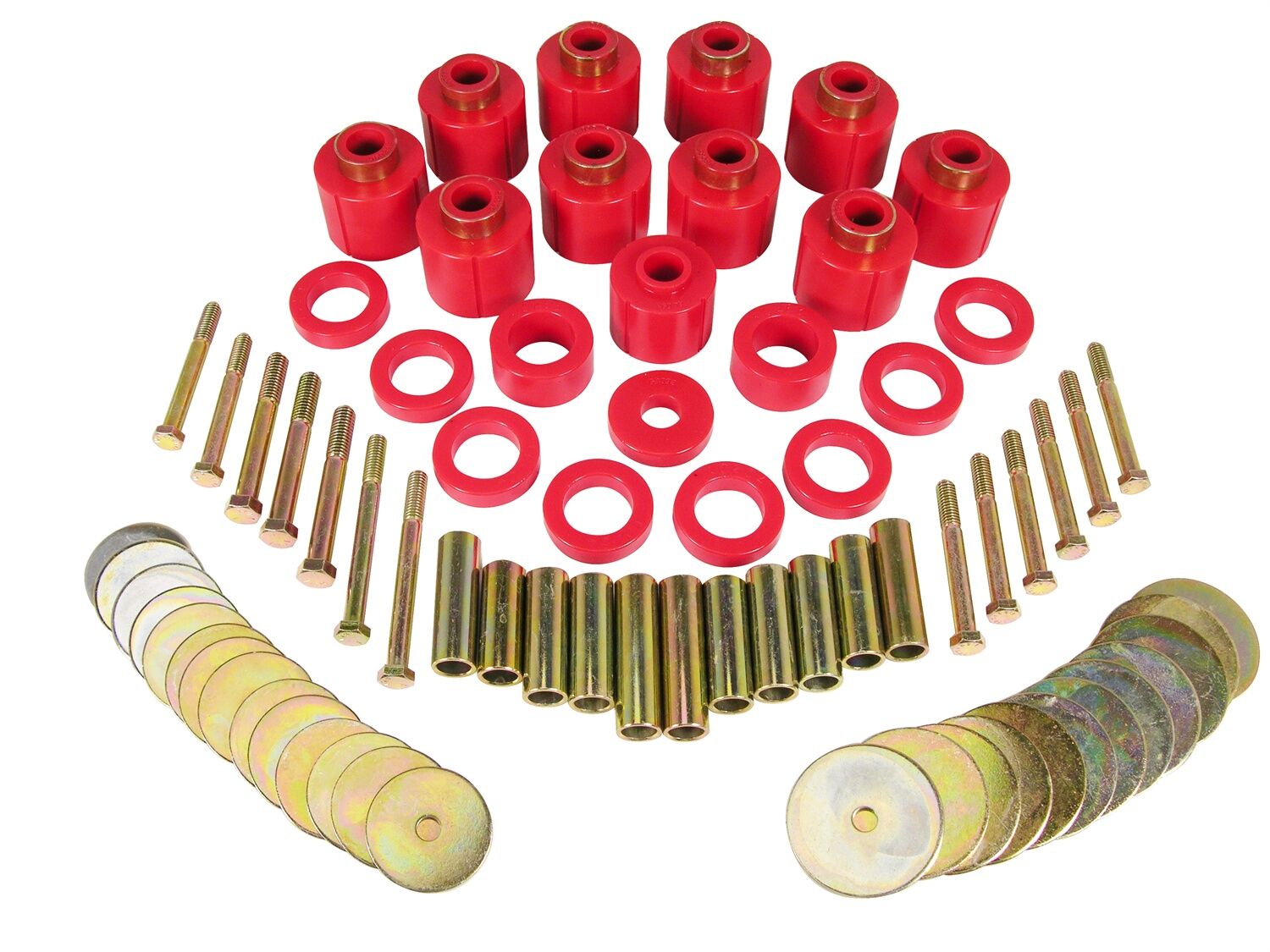 1980-1983 Jeep CJ5 Body Lift Kit Red Prothane - 1-111