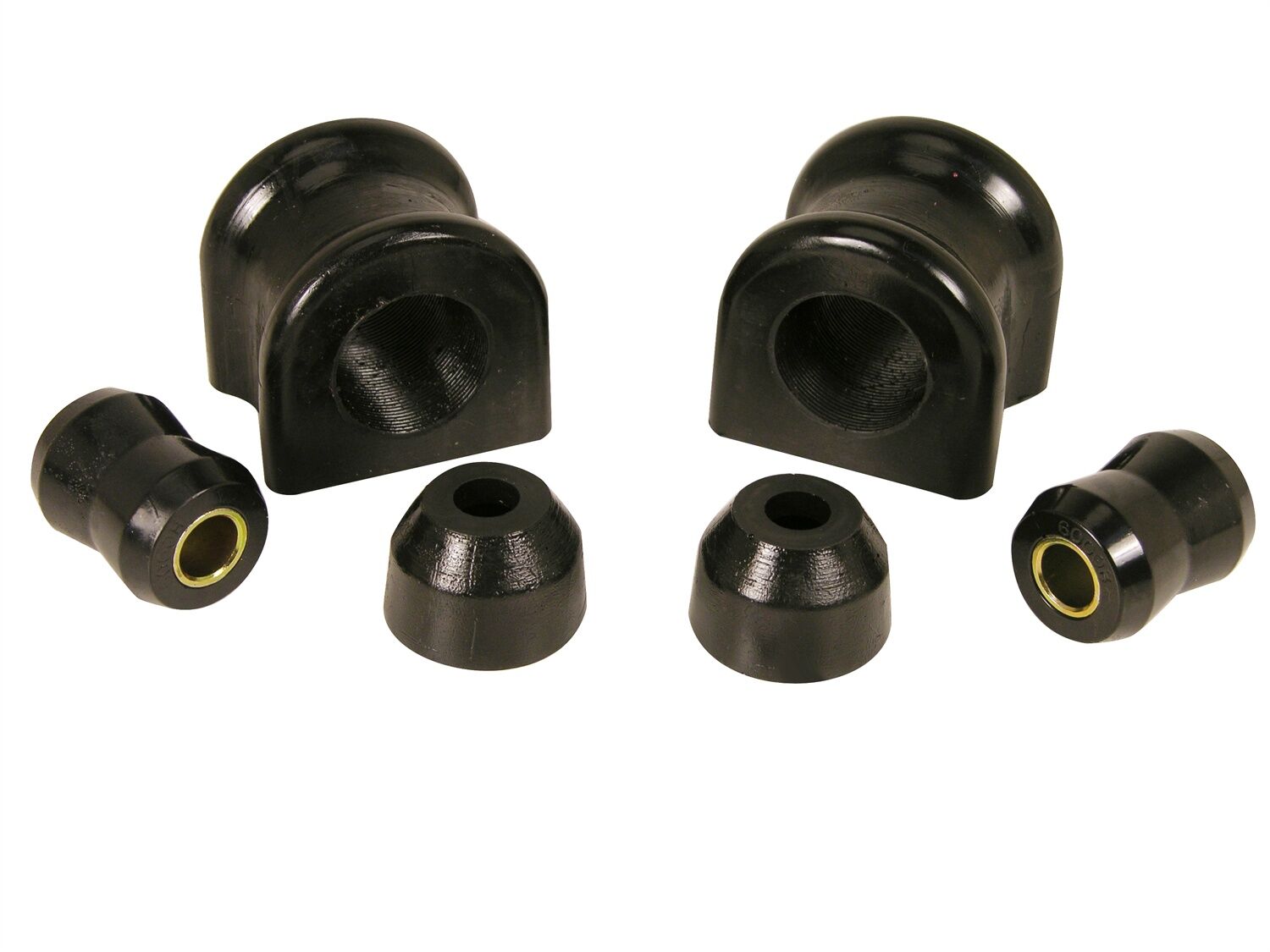 1997 Jeep TJ Sahara Front Sway Bar Bushing Kit Black Prothane - 1-1111-BL