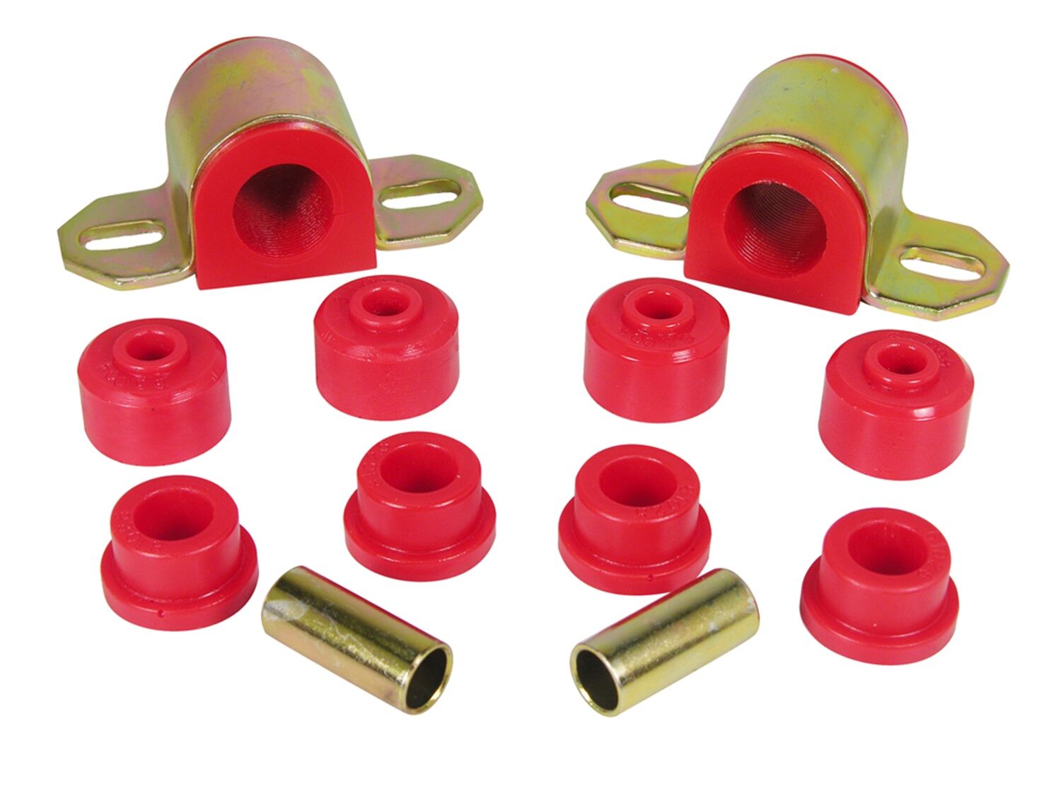 1984-2001 Jeep Cherokee Front Sway Bar Bushing Kit Red Prothane - 1-1116