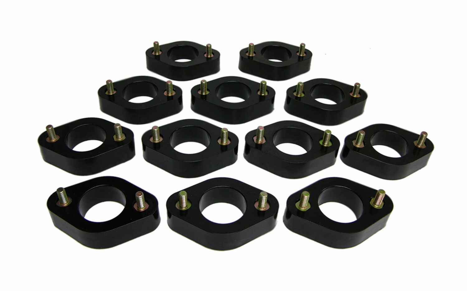 2007-2008 Jeep Wrangler Body Lift Kit Black Prothane - 1-116-BL