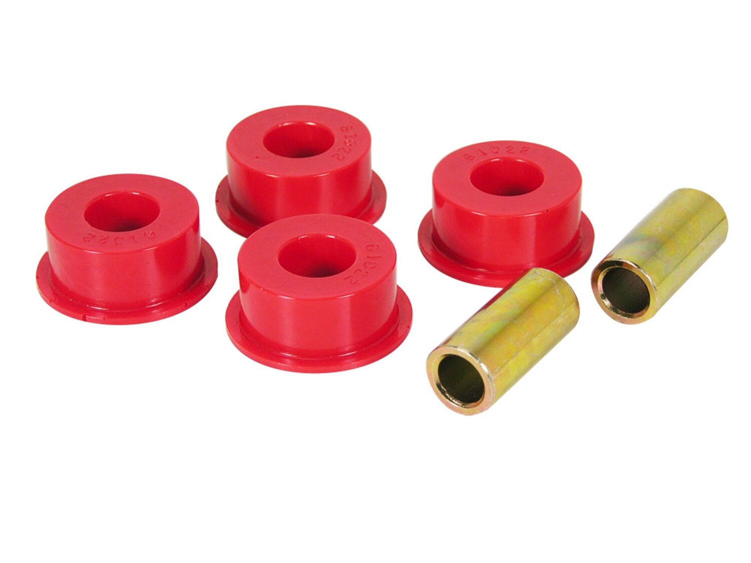 1988-1989 Jeep Wrangler Front Track Arm Bushing Kit Red Prothane - 1-1202