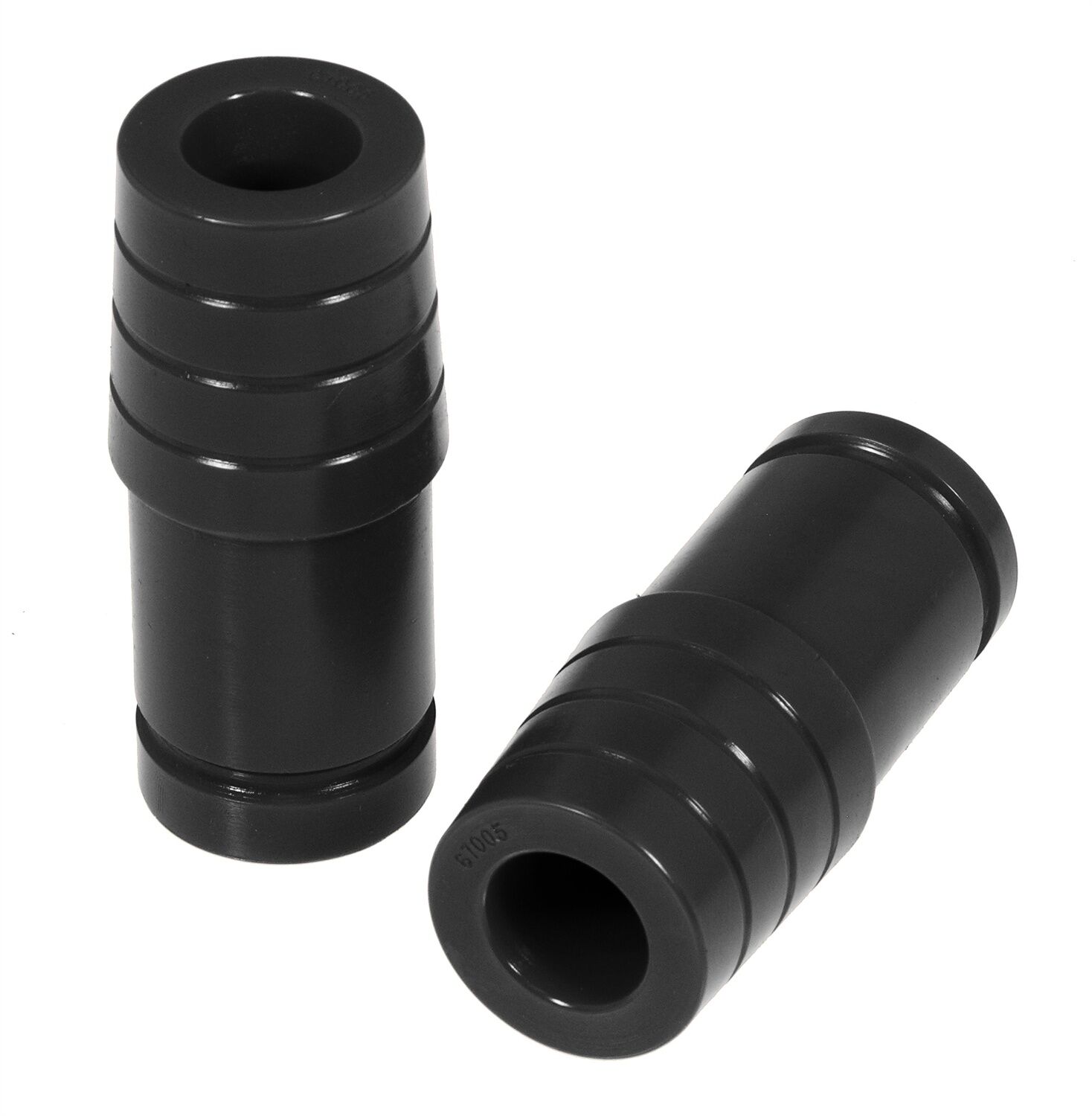 1997-2006 Jeep Wrangler Front Bump Stop Kit Black Prothane - 1-1302-BL