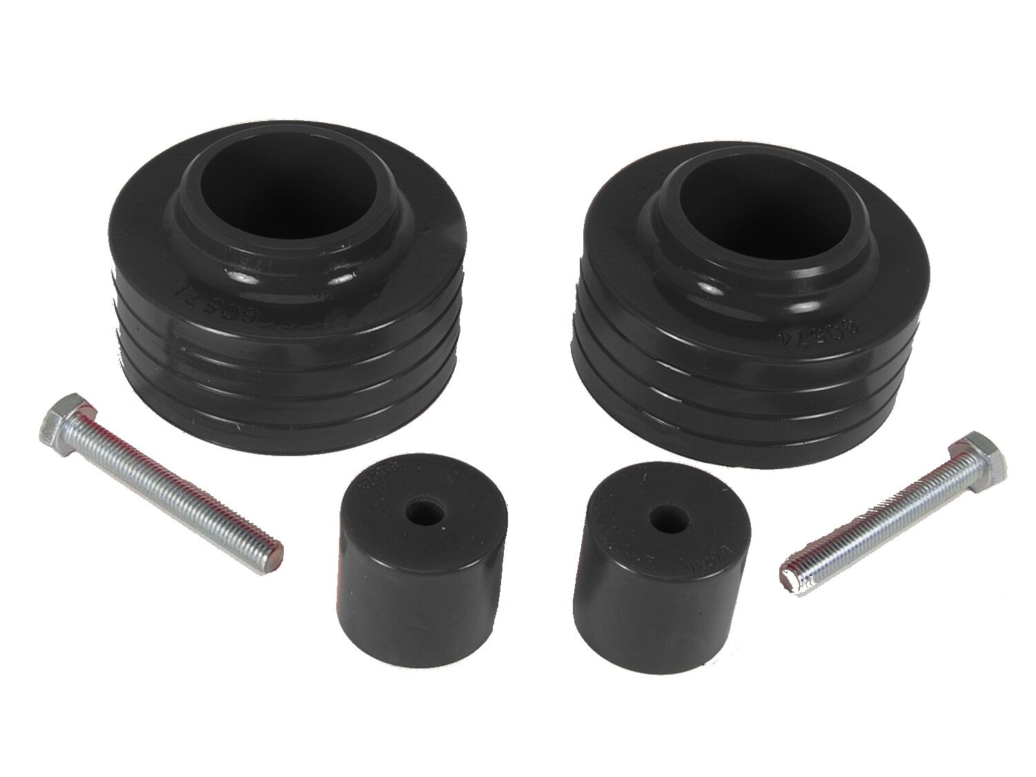 2002-2003 Jeep Wrangler Front Lower Coil Spring Isolator Black Prothane - 1-1702-BL