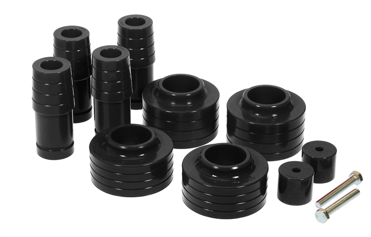 1997-2006 Jeep Wrangler Upper Lift Isolator Kit Black Prothane - 1-1705-BL