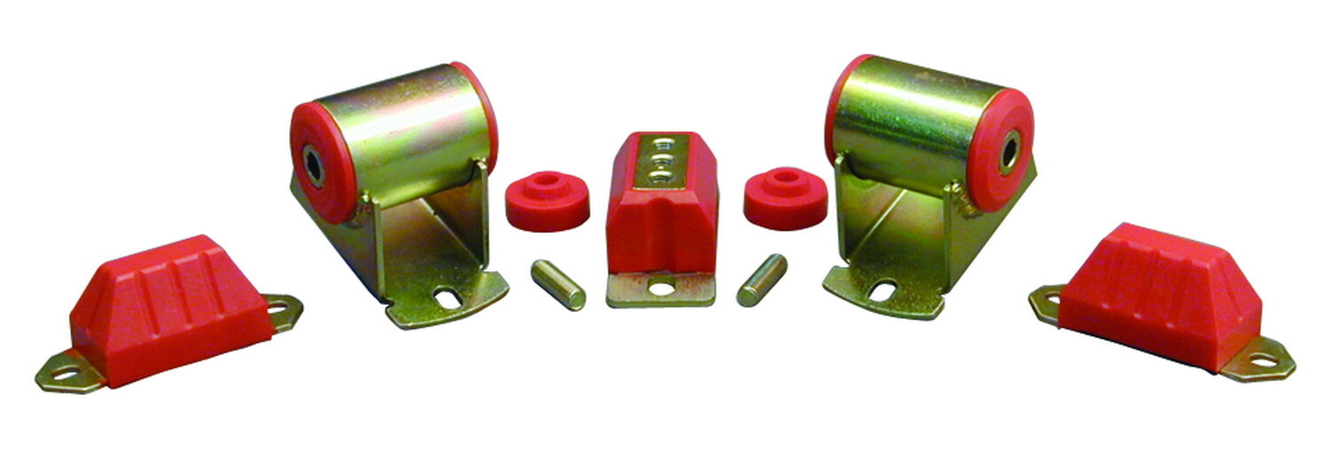 1988-1989 Jeep Wrangler 4.2L Drive Train Kit Red Prothane - 1-1902