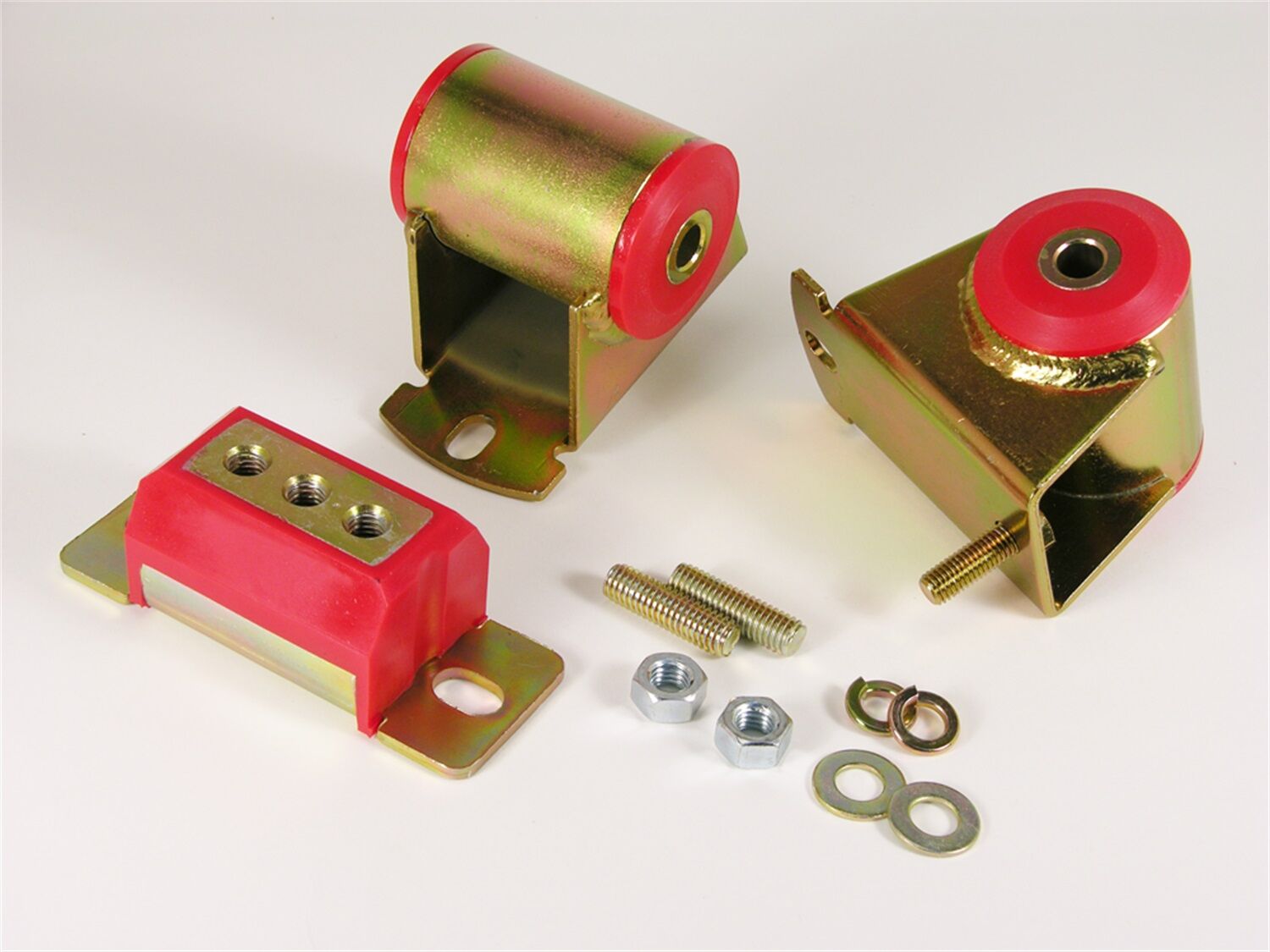 1994-1995 Jeep Wrangler 4.0L SE Motor/Transmission Mount Combo Red Prothane - 1-1906