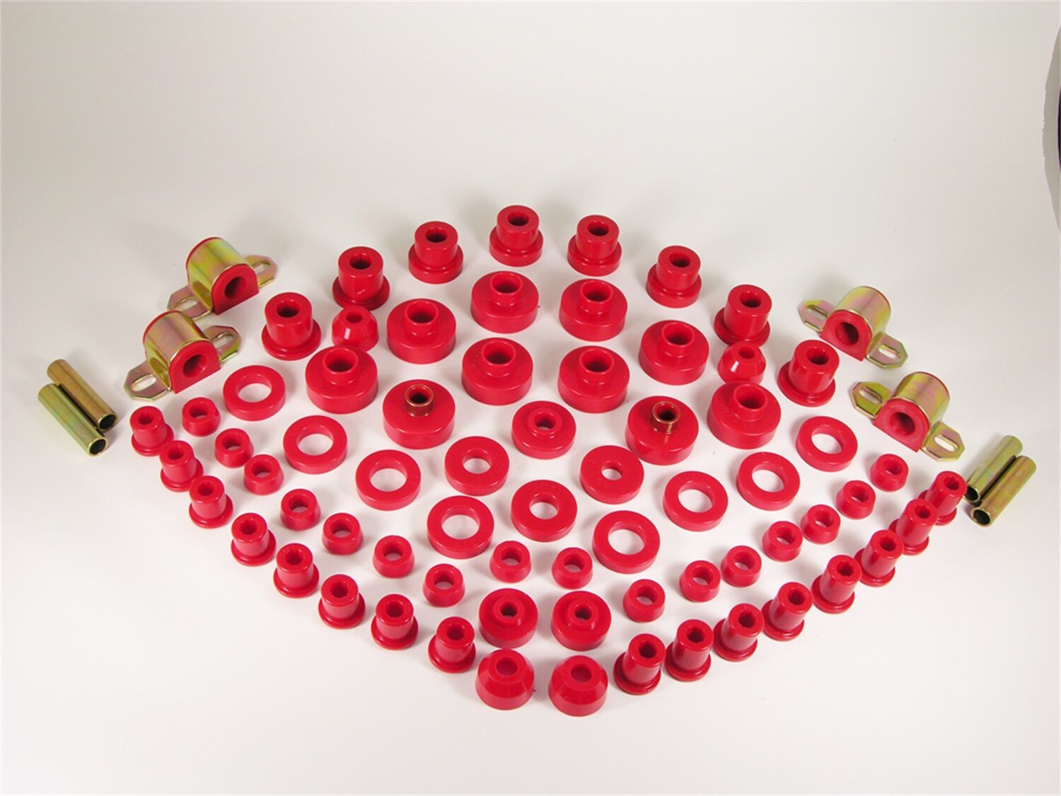 1976-1979 Jeep CJ7 Total Bushing Kit Red Prothane - 1-2002