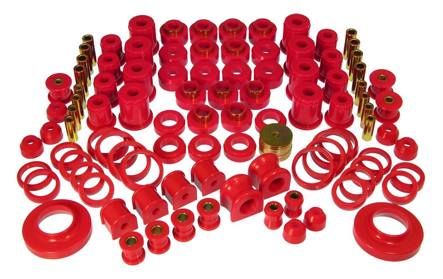 1997 Jeep TJ Sahara Total Bushing Kit Red Prothane - 1-2006