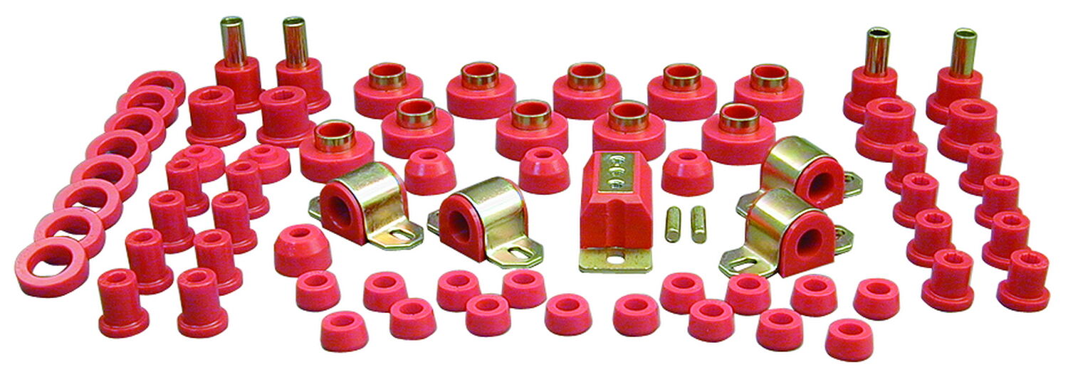 1980-1983 Jeep CJ5 Total Bushing Kit Red Prothane - 1-2008