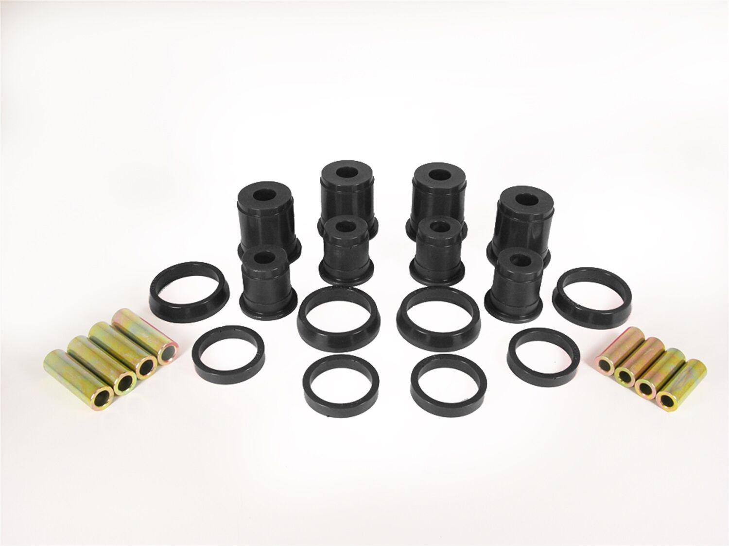 1984-2001 Jeep Cherokee Front Control Arm Bushing Kit Black Prothane - 1-202-BL