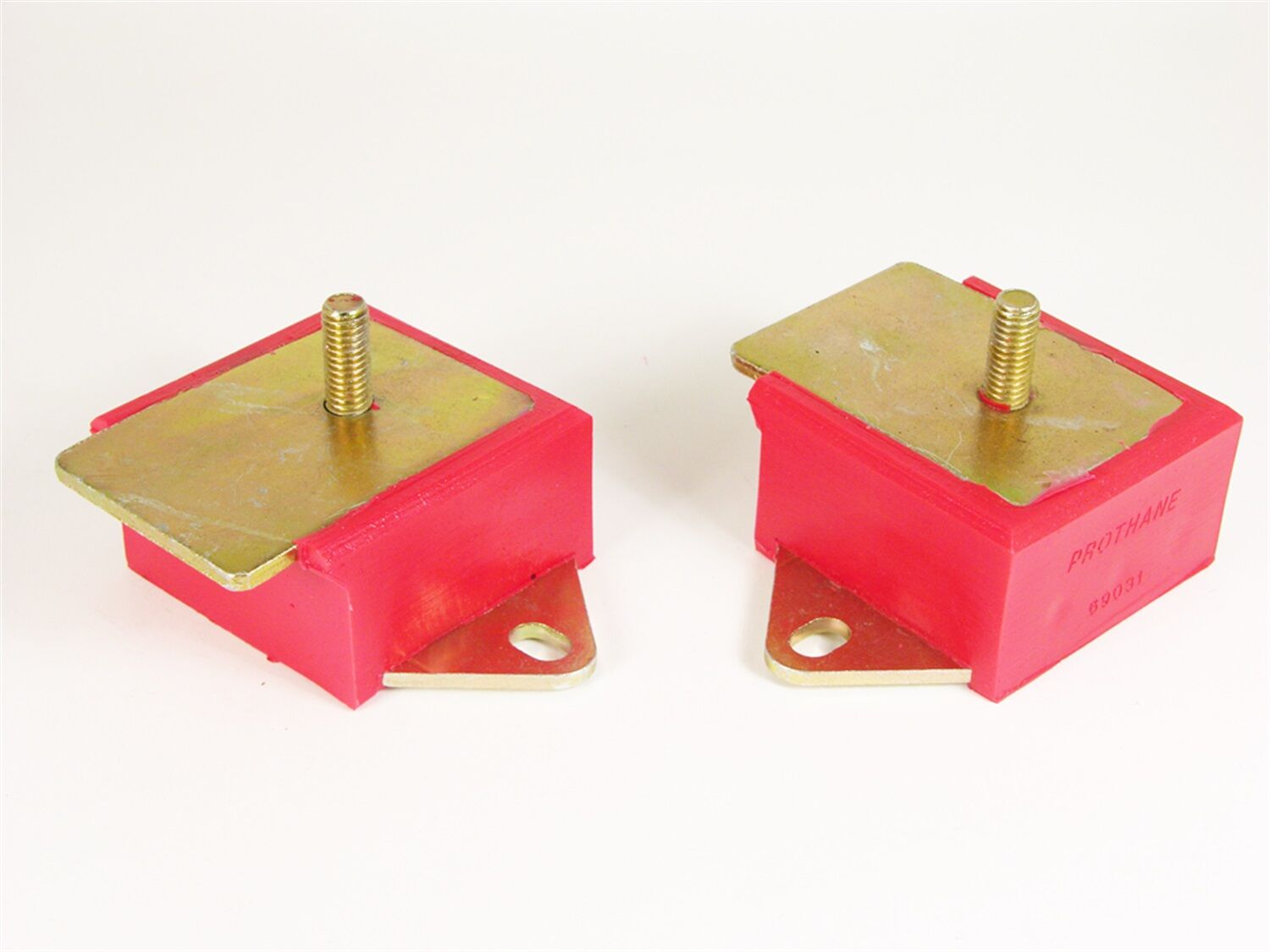 1976-1986 Jeep CJ7 4.2L Motor Mount Kit Red Prothane - 1-501