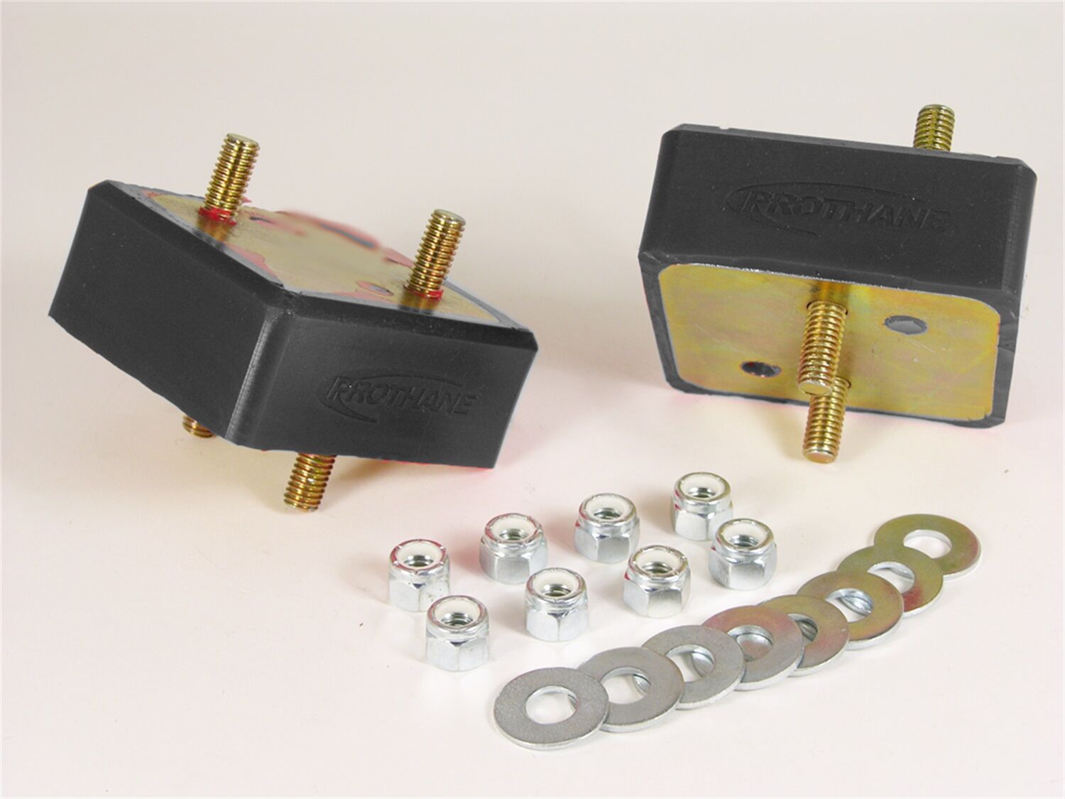 1975 Jeep CJ6 V8 5.0L Motor Mount Kit Black Prothane - 1-503-BL