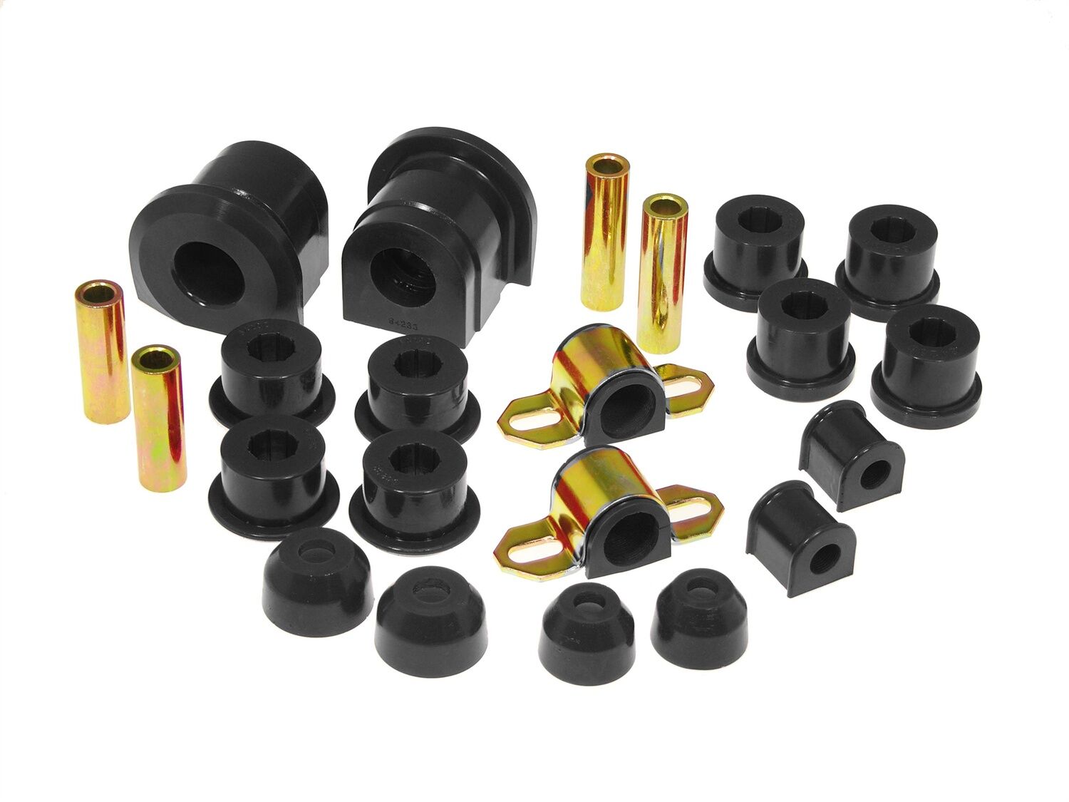 1986-1991 Mazda RX-7 Total Bushing Kit Black Prothane - 12-2001-BL