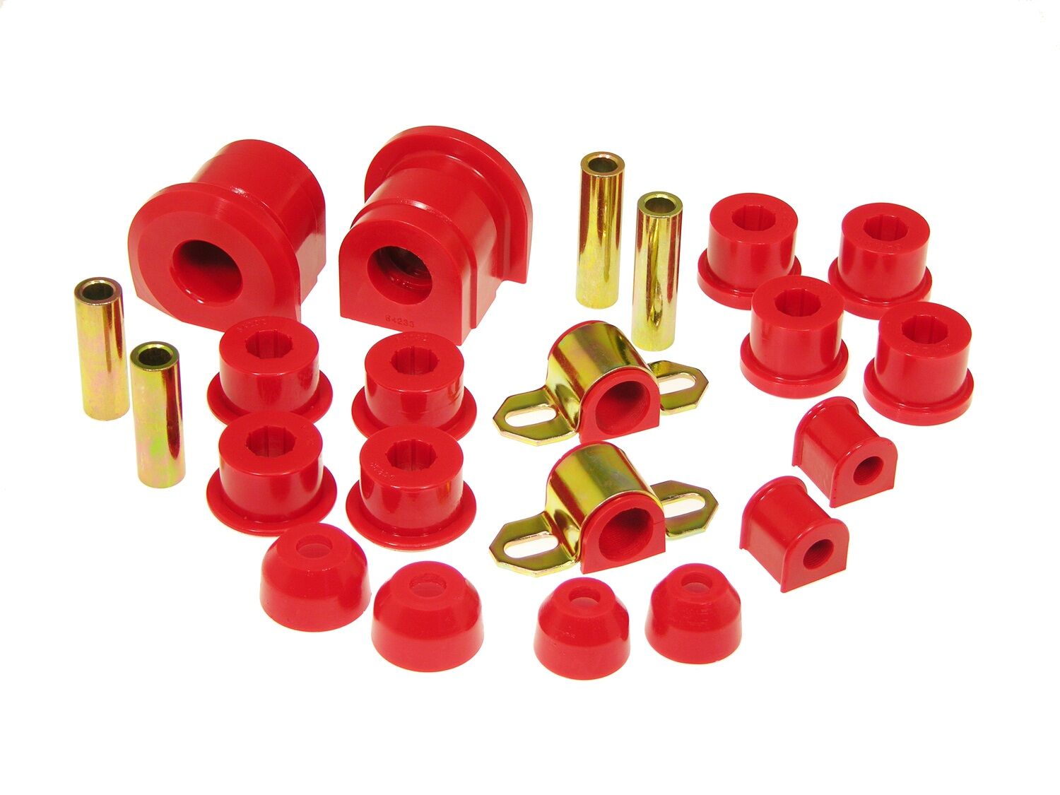 1986-1991 Mazda RX-7 Total Bushing Kit Red Prothane - 12-2001