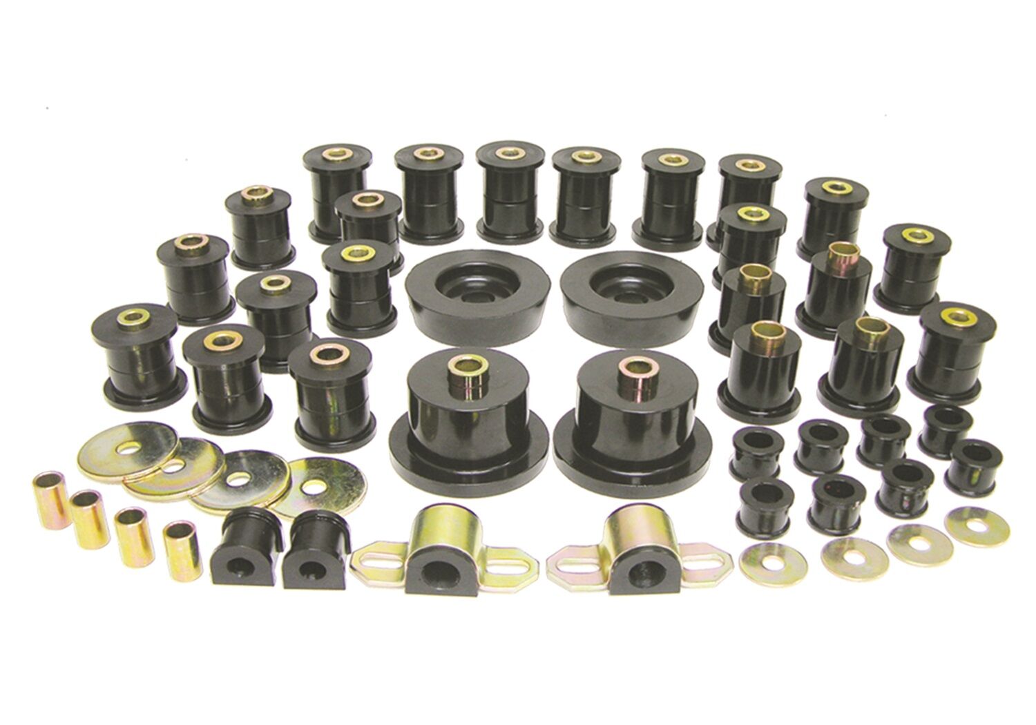 1990-1997 Mazda Miata Total Bushing Kit Black Prothane - 12-2002-BL