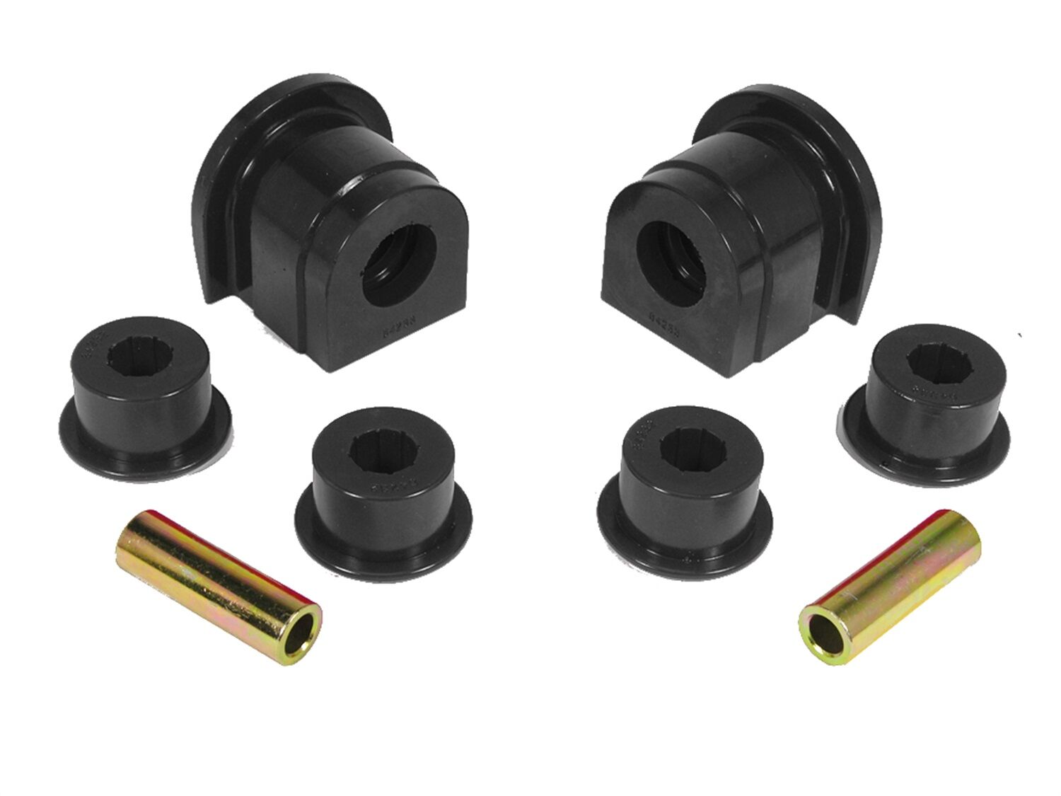 1986-1991 Mazda RX-7 Front Control Arm Bushing Kit Black Prothane - 12-203-BL