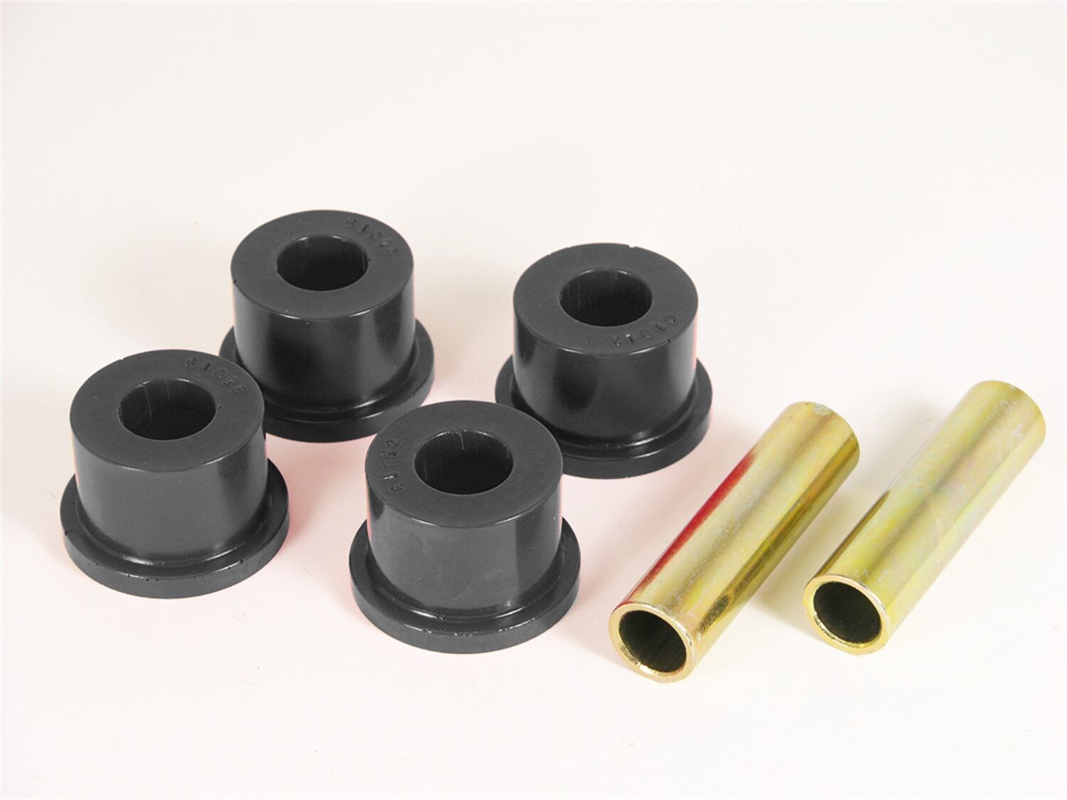 1990-1994 Mitsubishi Eclipse Base/GS/GST Rear Track Arm Bushing Kit Black Prothane - 13-1201-BL