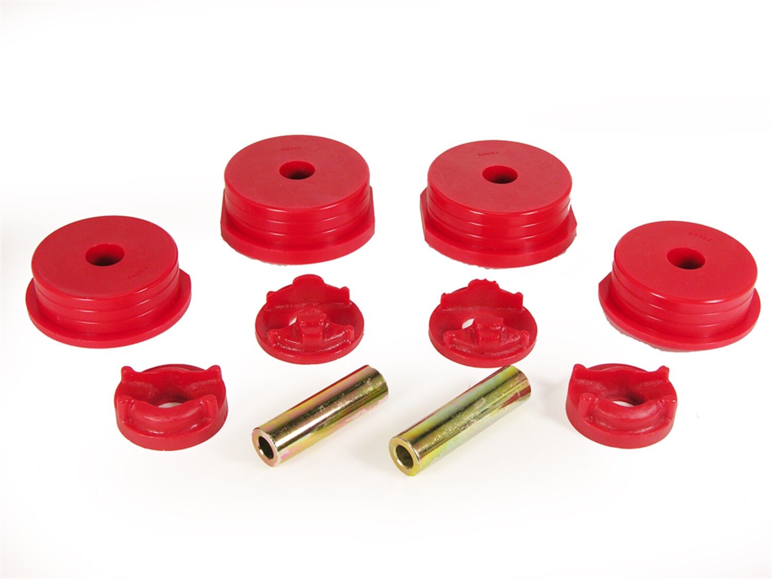 1996-1999 Mitsubishi Eclipse 2.0L GS/GST/GSX/RS/Spyder GST Motor Mount Insert Kit Red Prothane - 13-1901