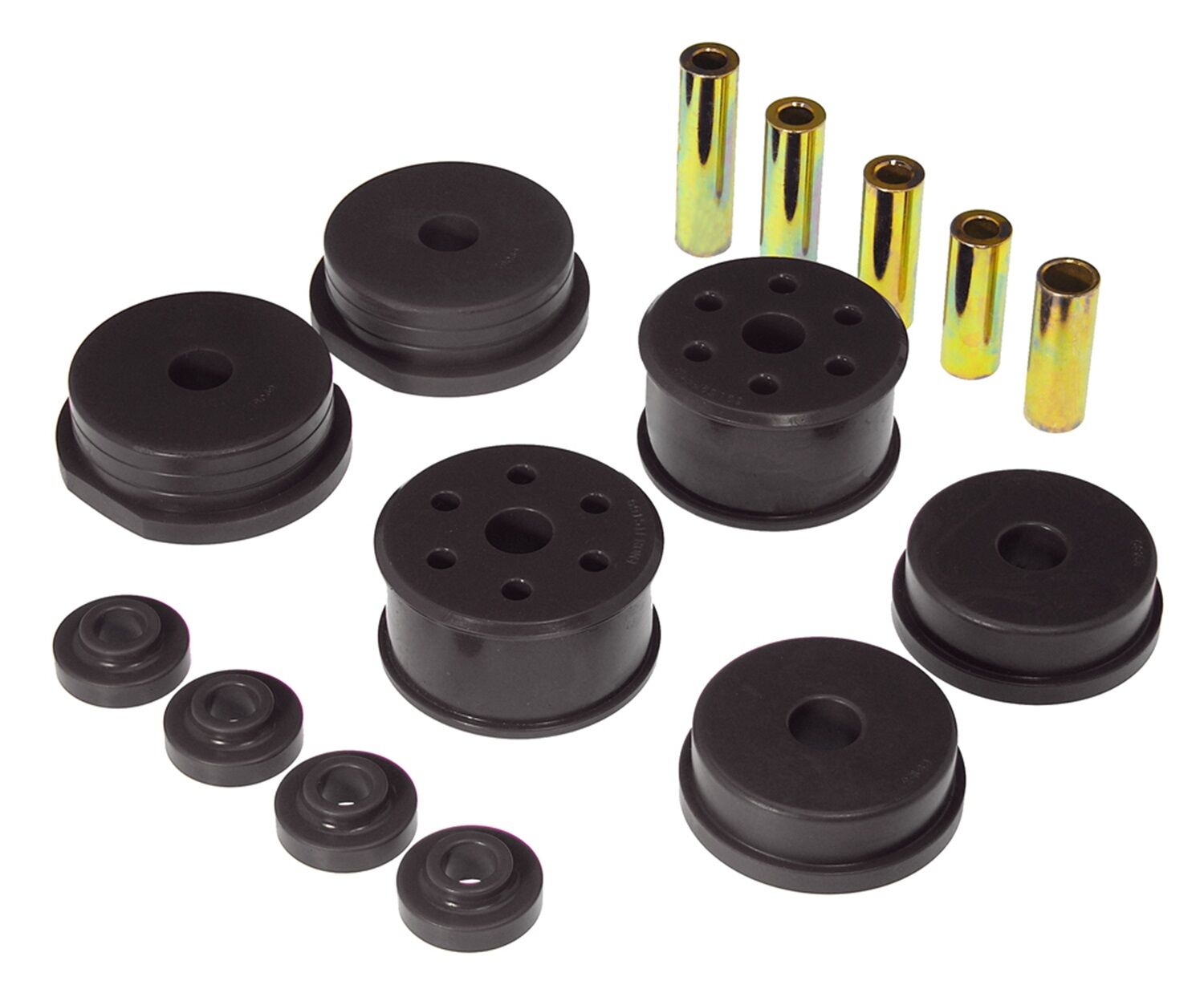 2000-2005 Mitsubishi Eclipse V6 3.0L GT Motor Mount Insert Kit Black Prothane - 13-1903-BL