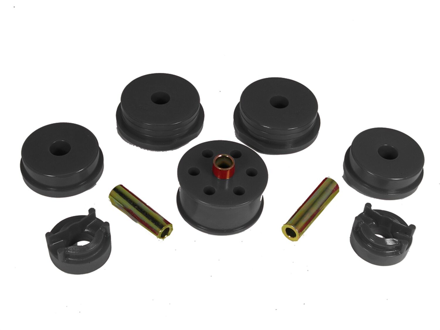 2001-2005 Mitsubishi Eclipse 2.4L Spyder GS Motor Mount Insert Kit Black Prothane - 13-1904-BL