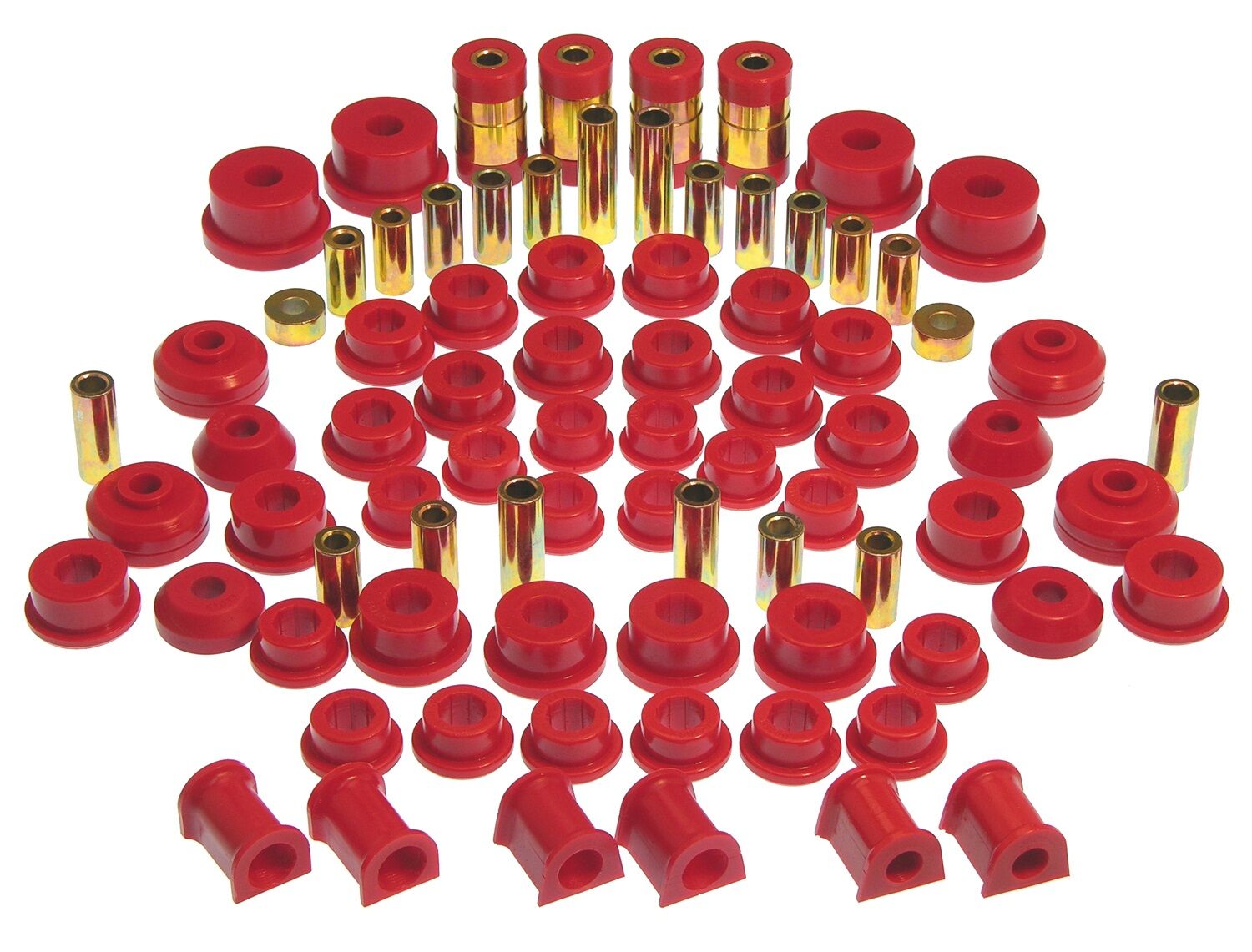 1995-1999 Mitsubishi Eclipse Total Bushing Kit Red Prothane - 13-2001