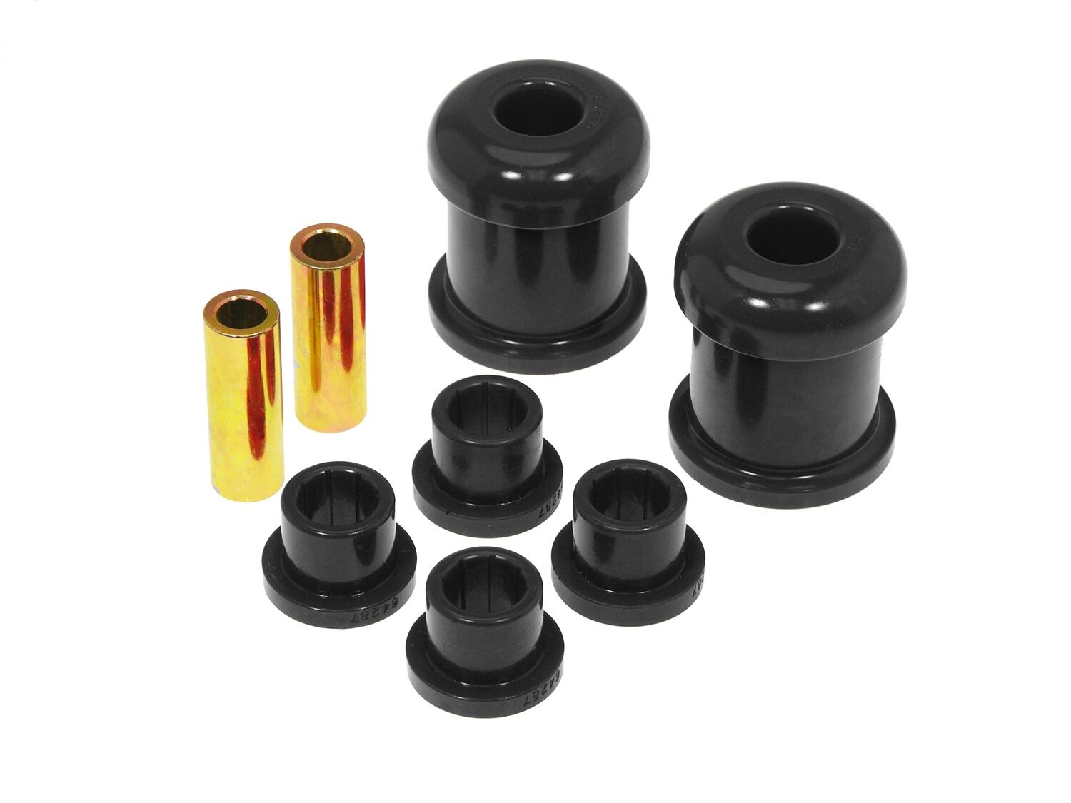 1990-1994 Mitsubishi Eclipse Front Lower Control Arm Bushing Kit Black Prothane - 13-202-BL