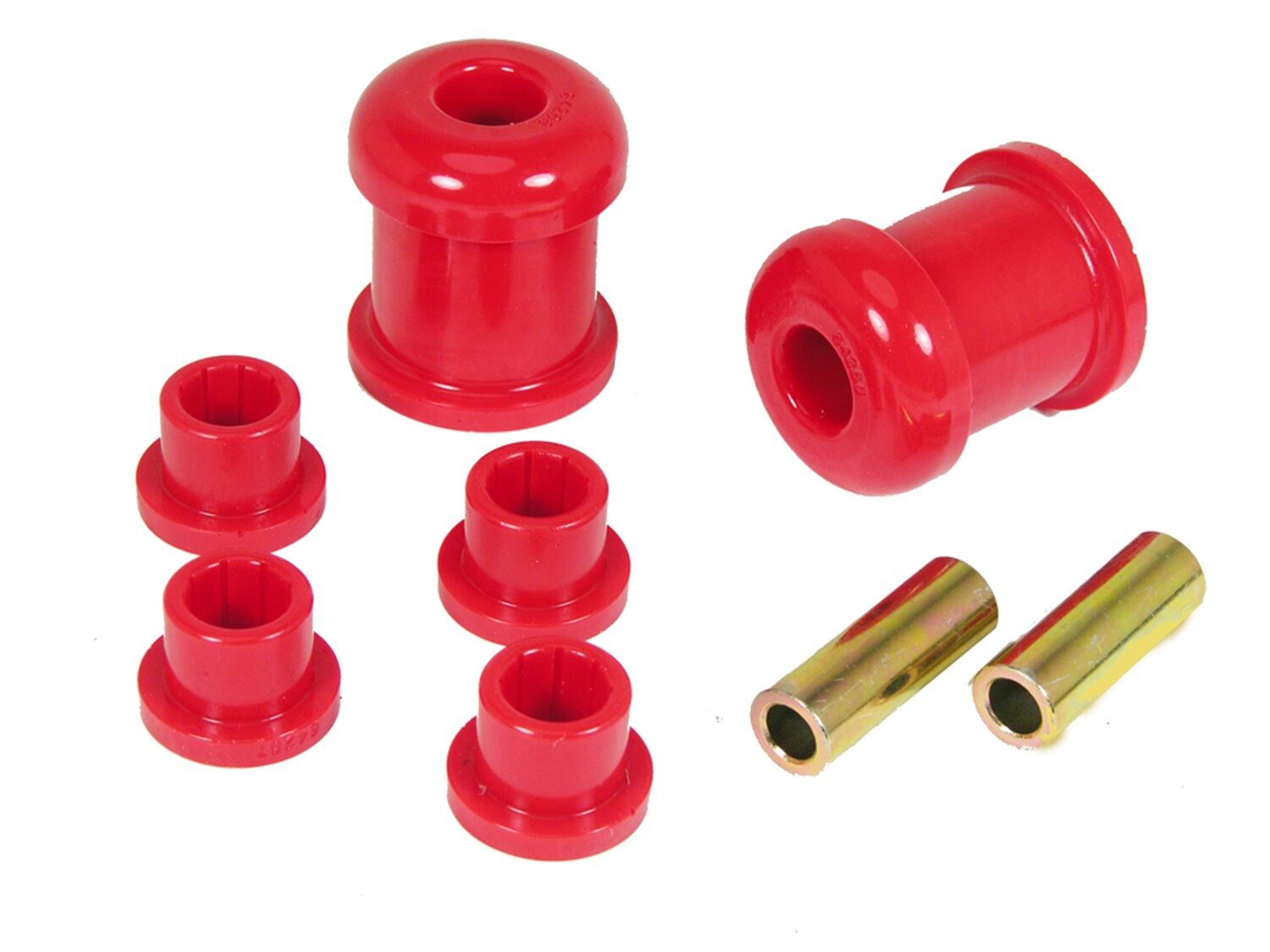 1990-1994 Mitsubishi Eclipse Front Lower Control Arm Bushing Kit Red Prothane - 13-202