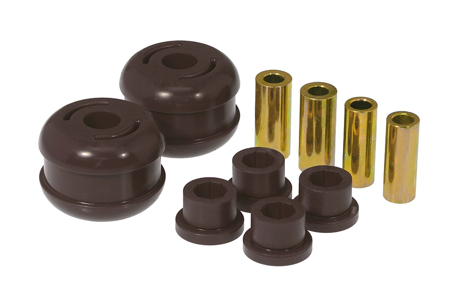 2005-2006 Mitsubishi Lancer EVO MR/EVO RS Front Control Arm Bushing Kit Black Prothane - 13-204-BL