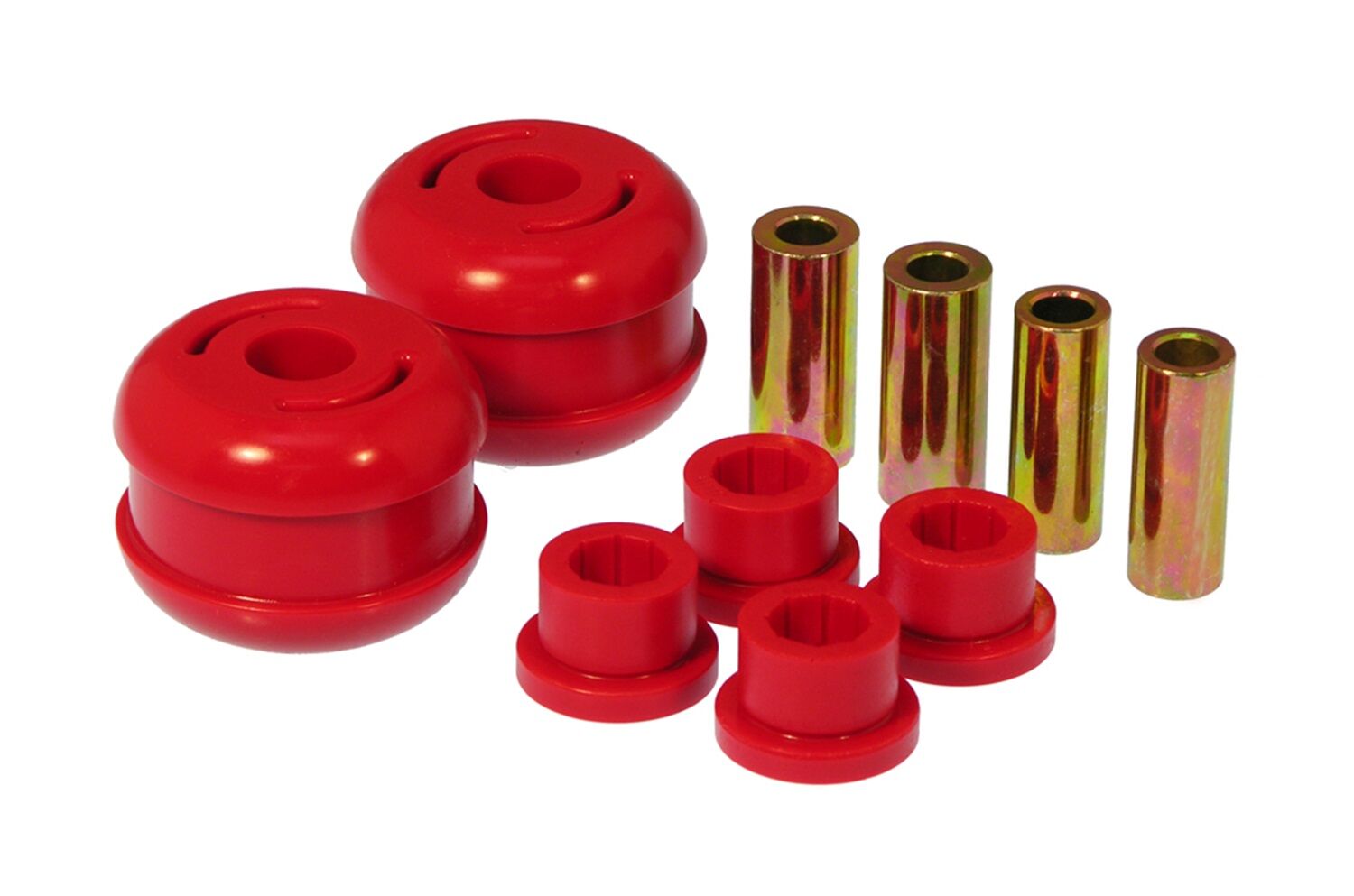 2003-2006 Mitsubishi Lancer EVO Front Control Arm Bushing Kit Red Prothane - 13-204