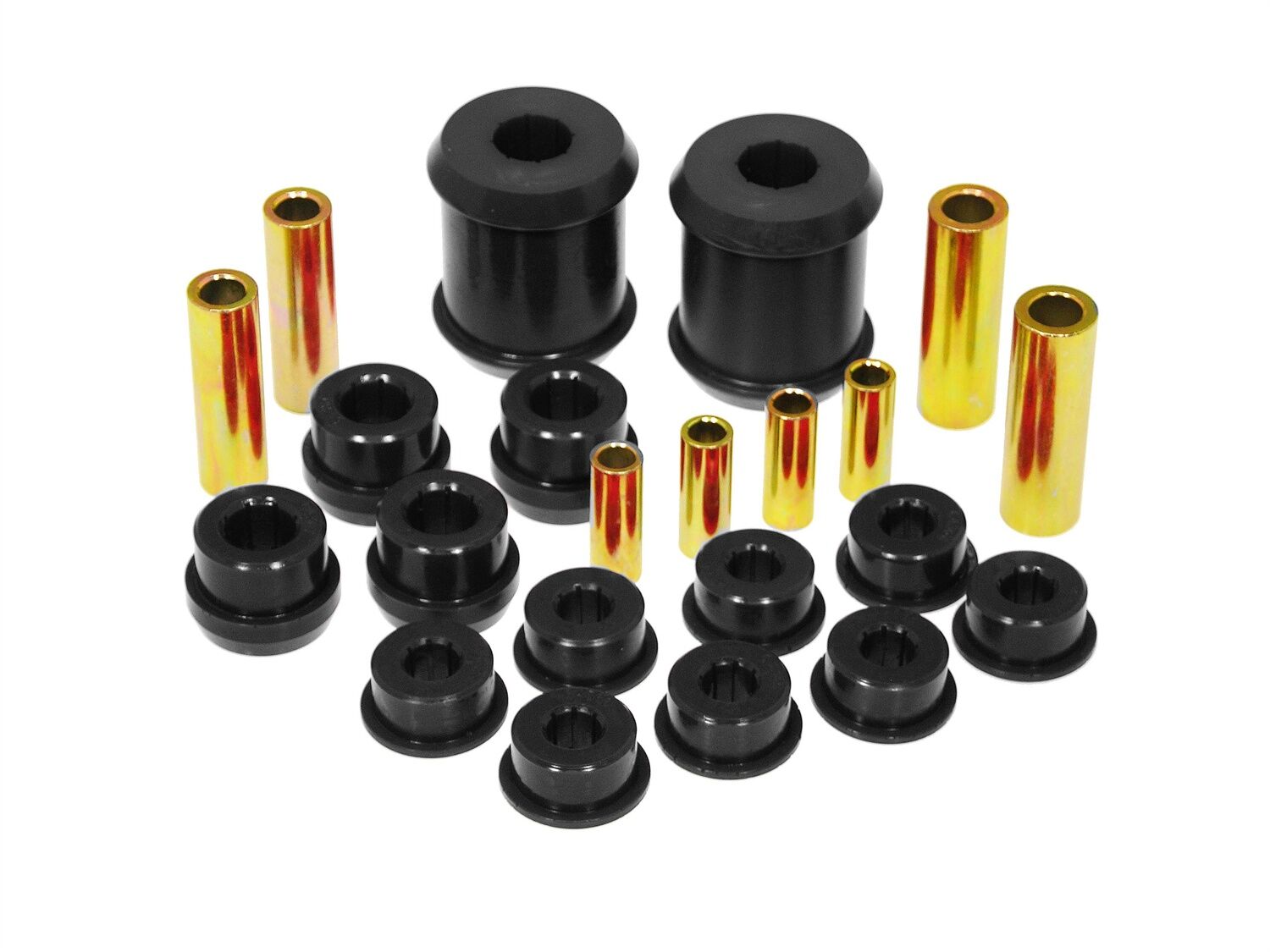 2000-2005 Mitsubishi Eclipse Rear Control Arm Bushing Kit Black Prothane - 13-302-BL