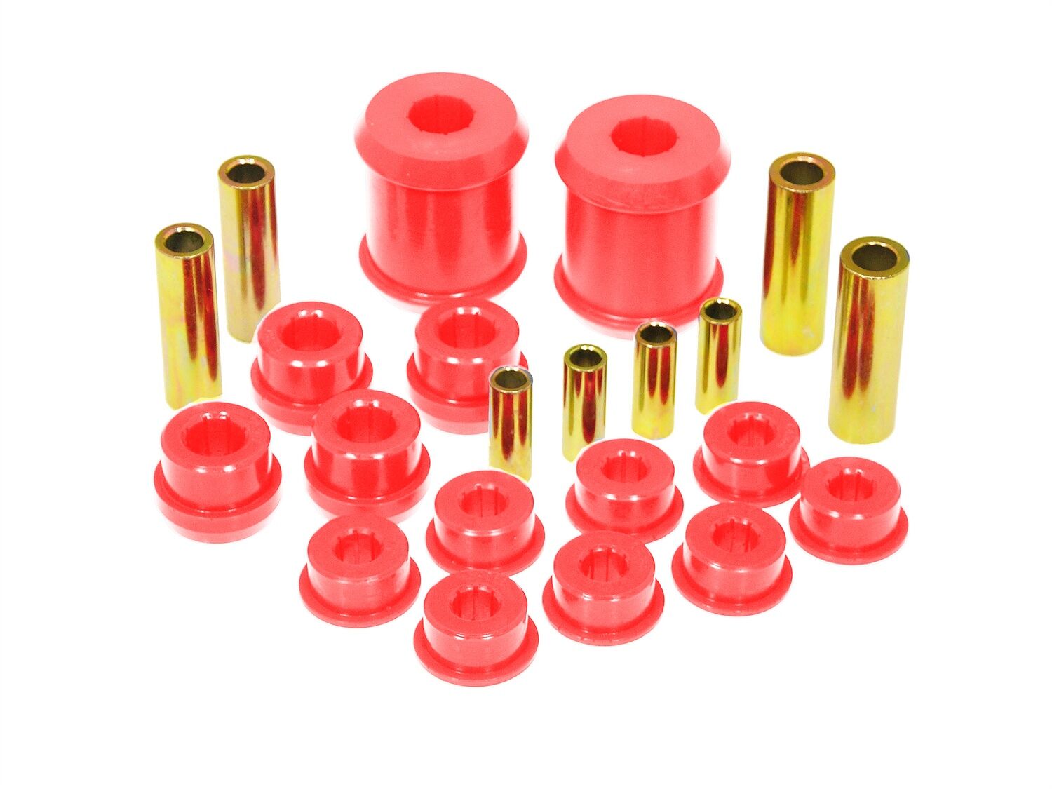 2000-2005 Mitsubishi Eclipse Rear Control Arm Bushing Kit Red Prothane - 13-302