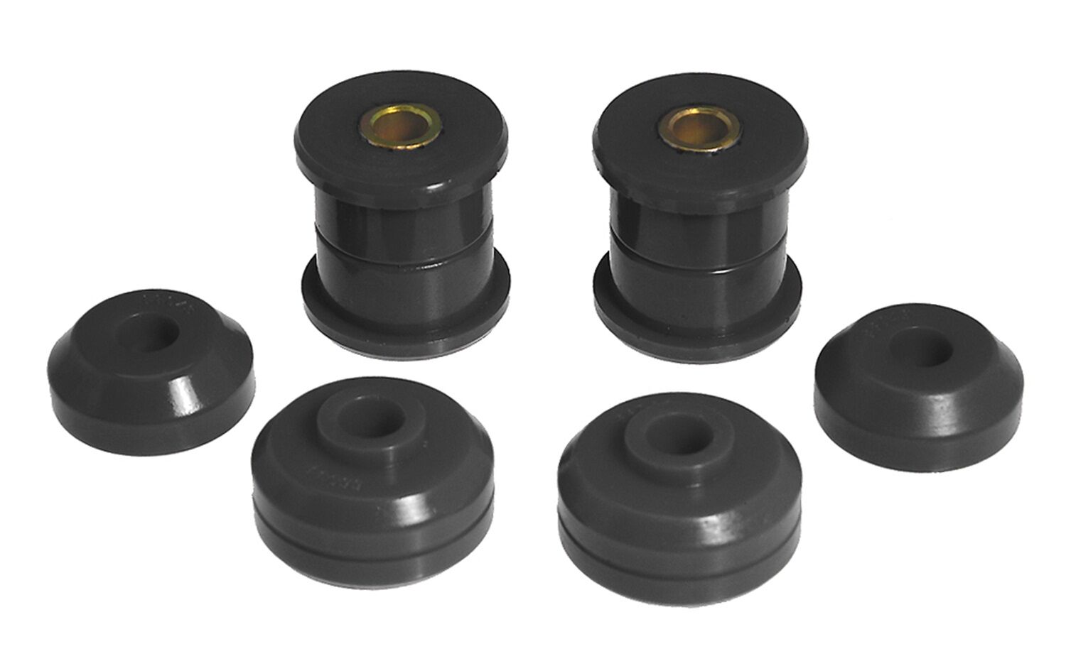 1995-1998 Eagle Talon Front Shock Mount Bushing Kit Black Prothane - 13-901-BL