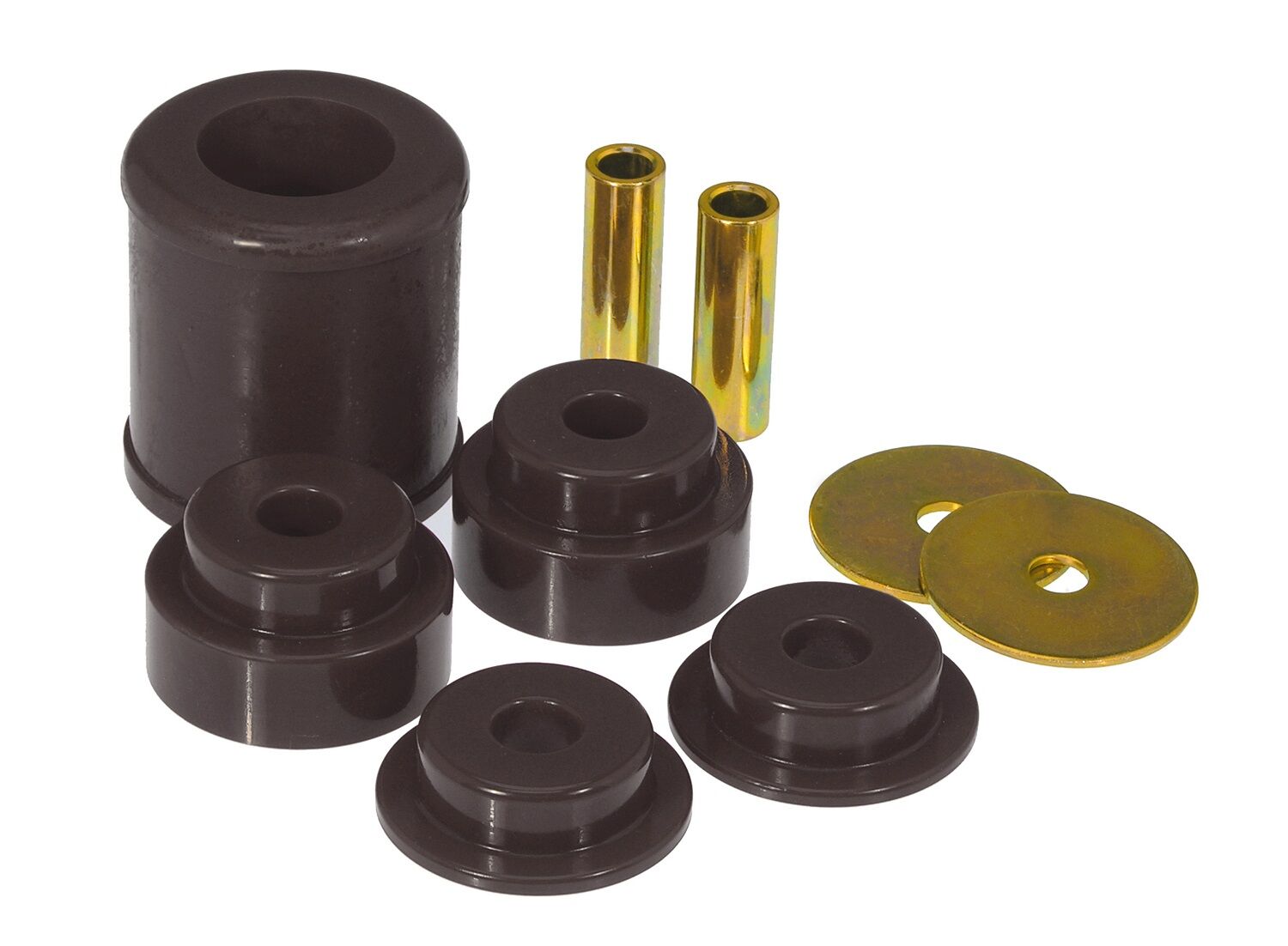 2003-2009 Nissan 350z Front Differential Bushing Kit Black Prothane - 14-1603-BL