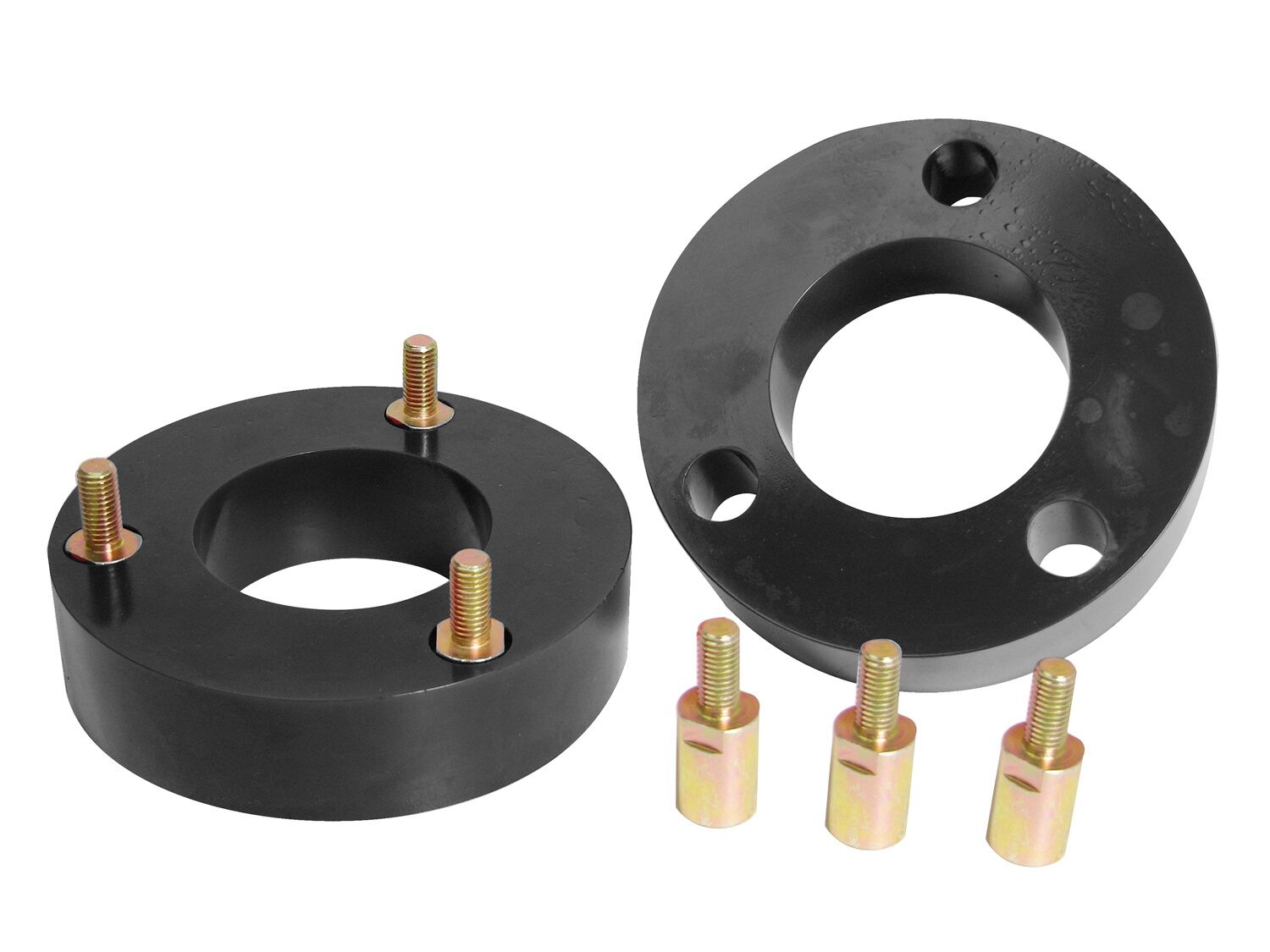 2004-2008 Nissan Titan Front Coil Spring Lift Spacer Black Prothane - 14-1701-BL