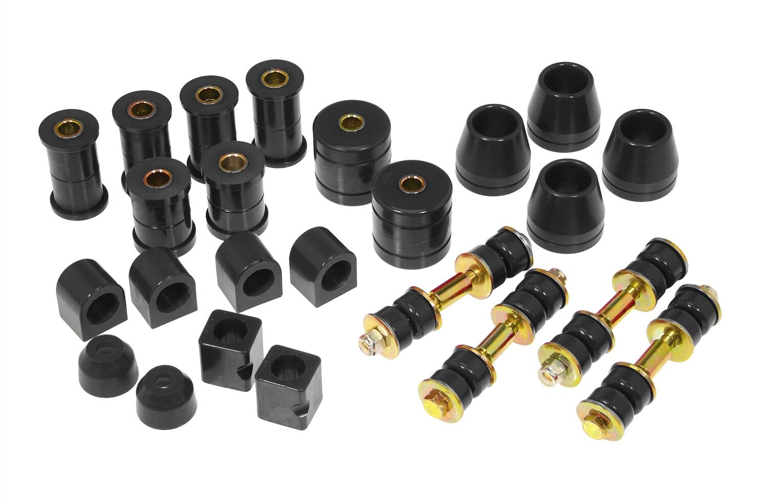 1979-1983 Nissan 280zx Total Bushing Kit Black Prothane - 14-2003-BL