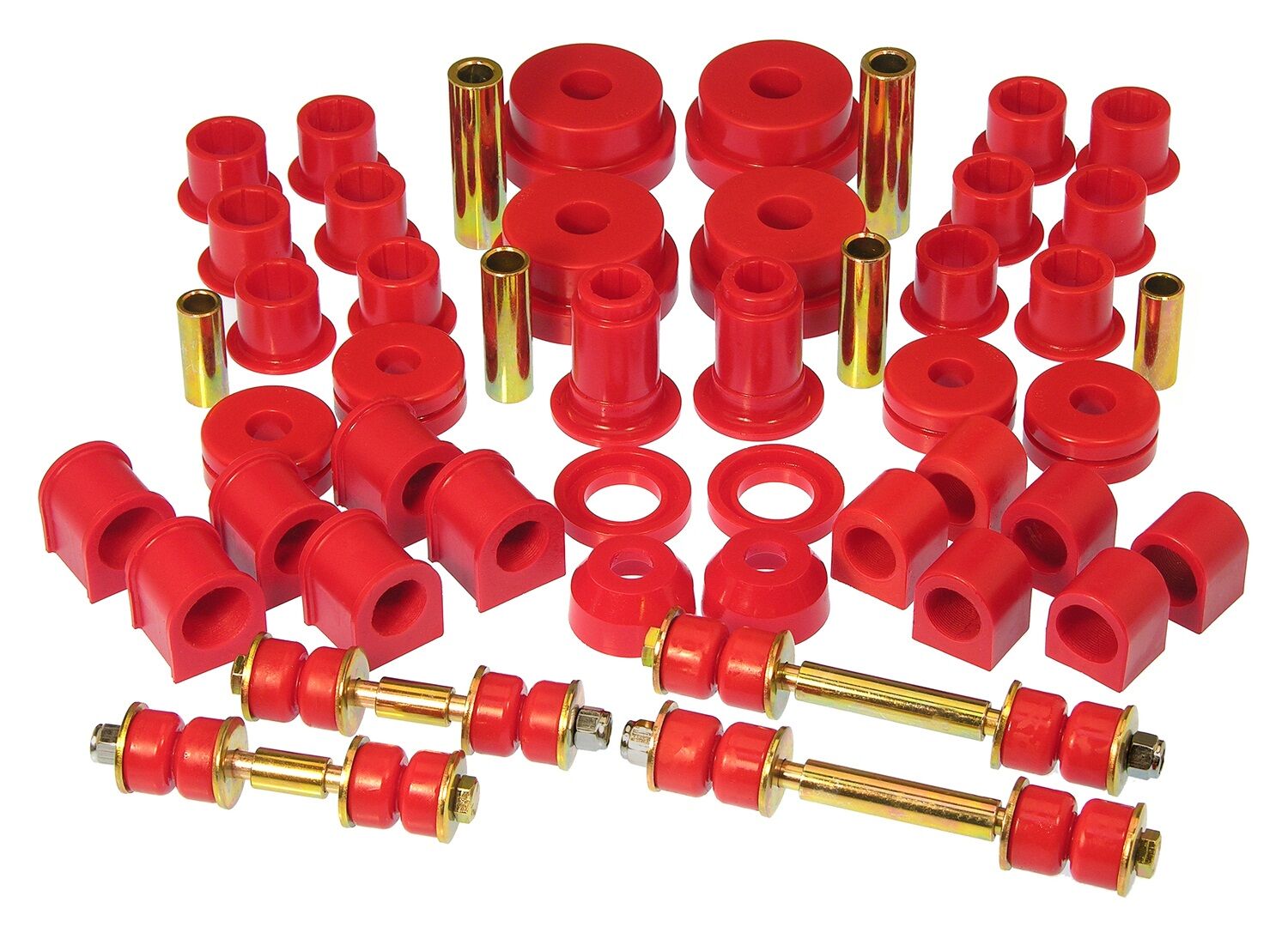 1984-1989 Nissan 300zx Total Bushing Kit Red Prothane - 14-2004