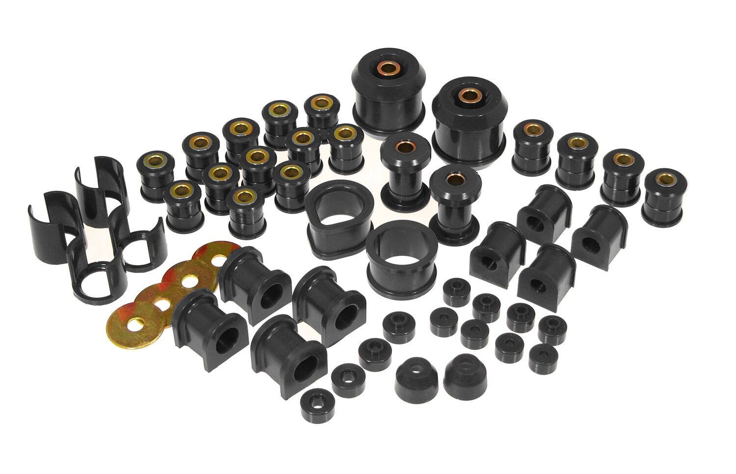 1991-1994 Nissan 240sx Total Bushing Kit Black Prothane - 14-2005-BL