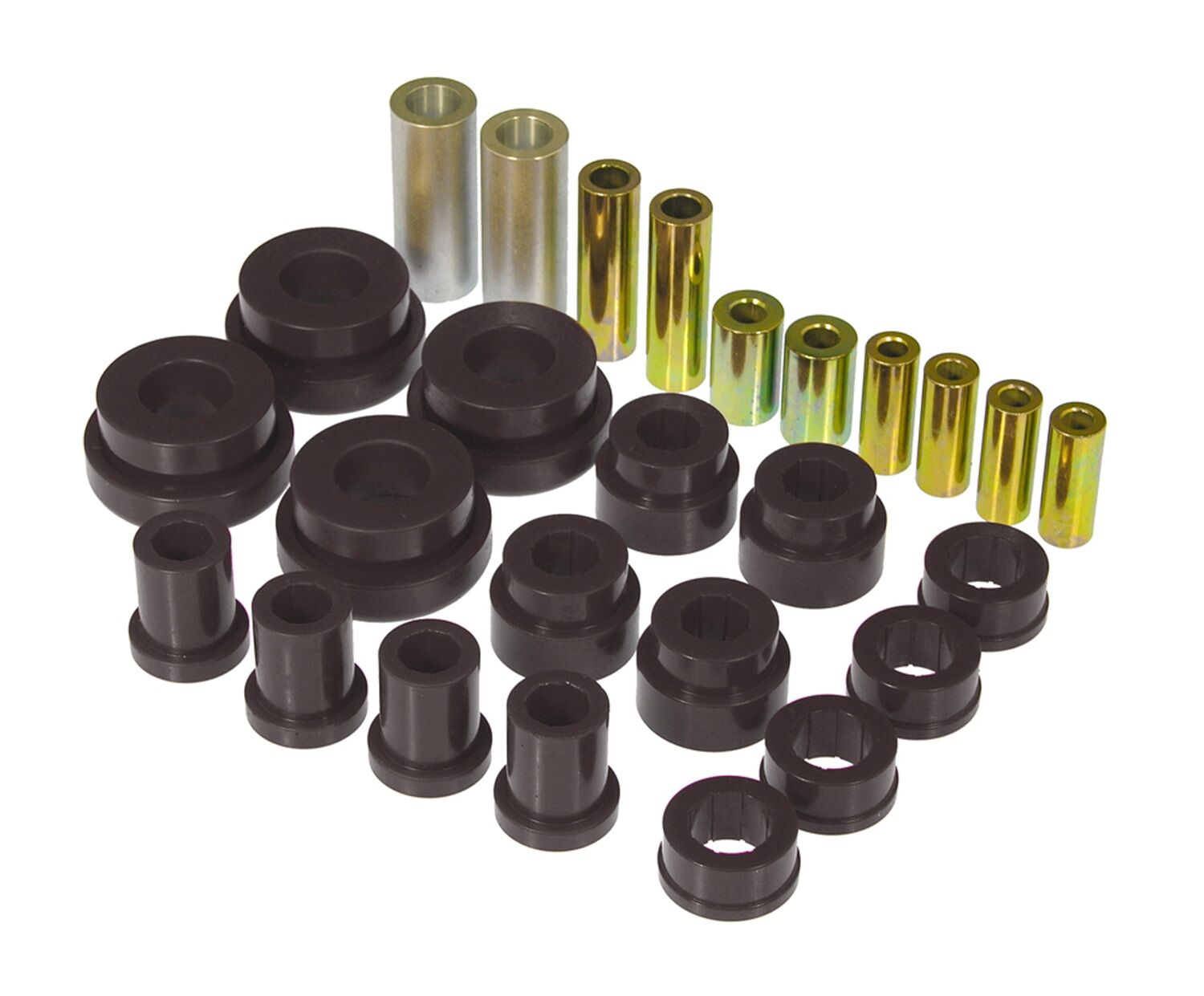 2003-2009 Nissan 350z Front Control Arm Bushing Kit Black Prothane - 14-210-BL