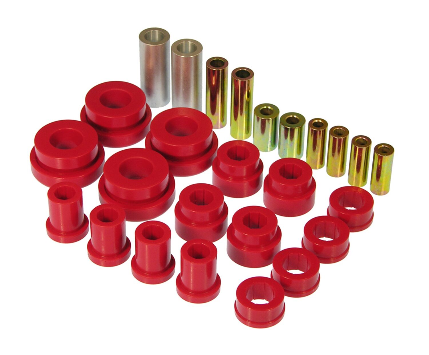 2003-2009 Nissan 350z Front Control Arm Bushing Kit Red Prothane - 14-210
