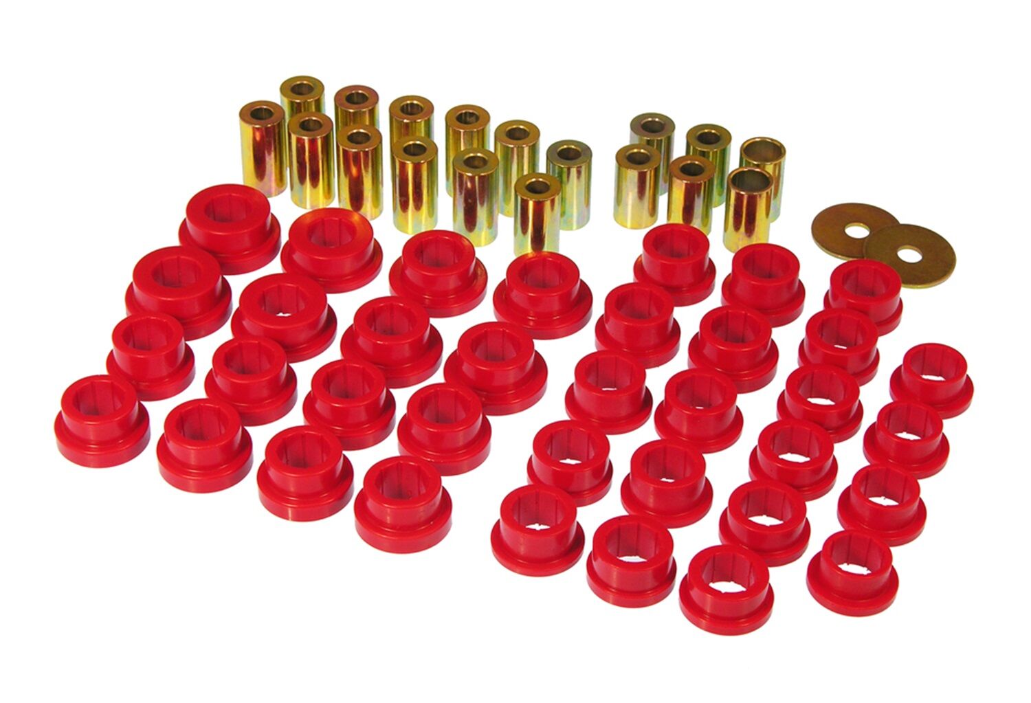 2003-2009 Nissan 350z Rear Control Arm Bushing Kit Red Prothane - 14-307