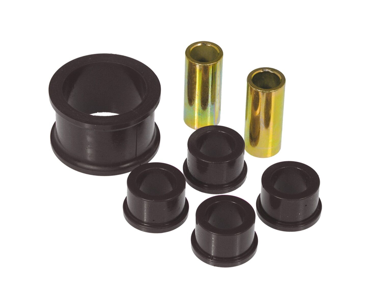 2003-2009 Nissan 350z Steering Rack and Pinion Bushing Kit Black Prothane - 14-706-BL