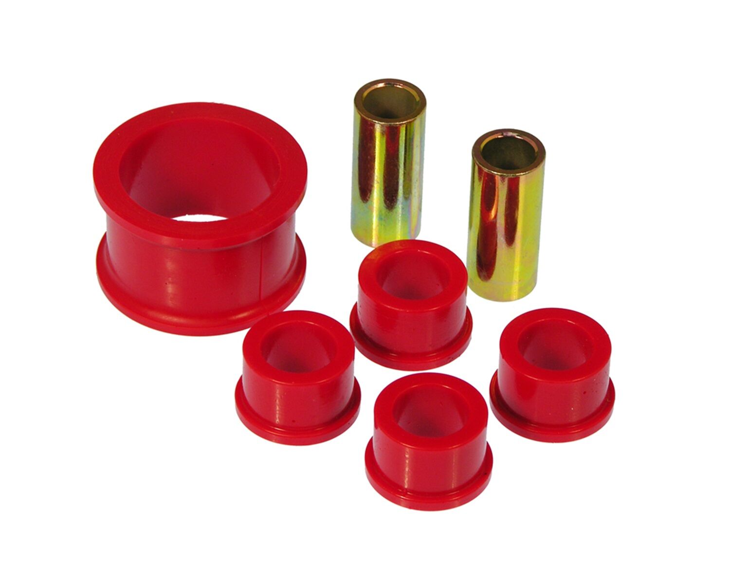 2003-2008 Infiniti G35 Steering Rack and Pinion Bushing Kit Red Prothane - 14-706