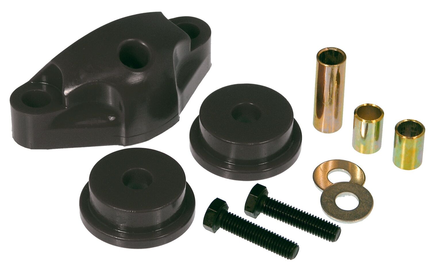 2010-2012 Subaru Impreza WRX LTD Shifter Bushing Kit Black Prothane - 16-1603-BL