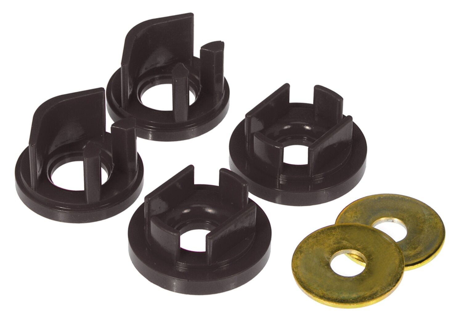 2008-2011 Subaru Impreza WRX/WRX STI Front Differential Bushing Kit Black Prothane - 16-1610-BL