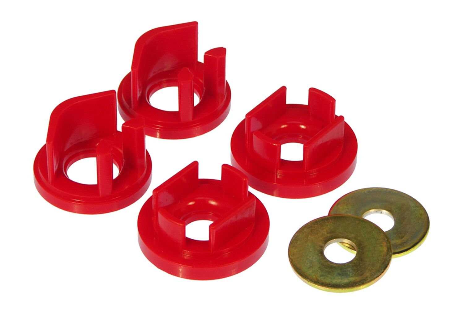 2010-2011 Subaru Impreza WRX LTD Front Differential Bushing Kit Red Prothane - 16-1610