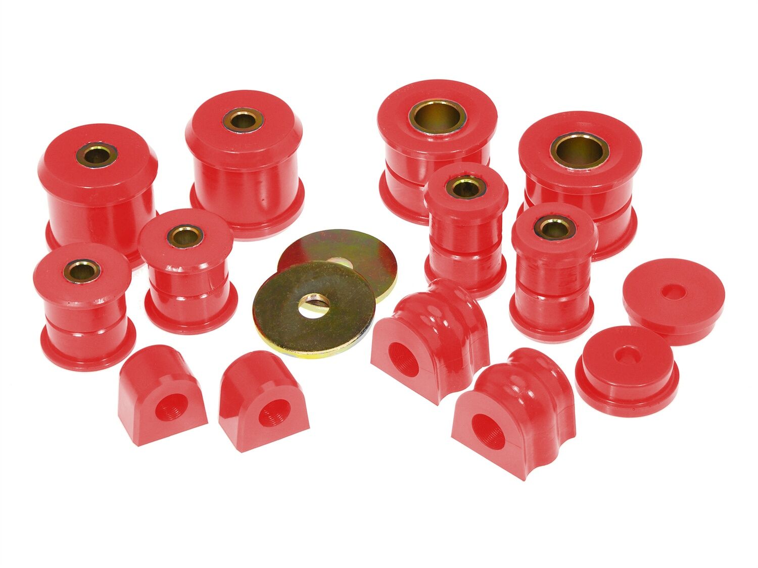 1998-2005 Subaru Impreza RS Total Bushing Kit Red Prothane - 16-2001