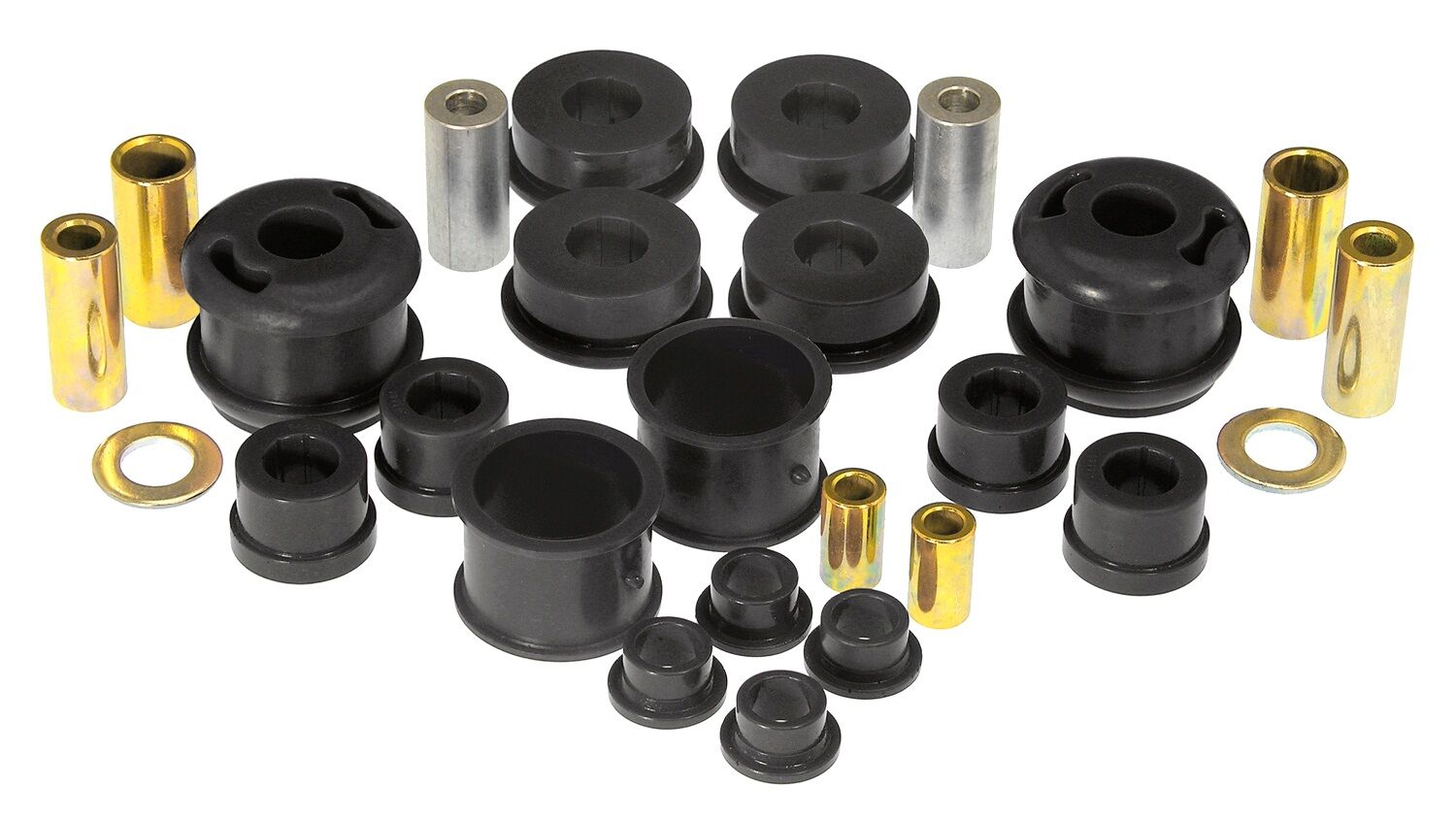 2004-2009 Subaru Legacy Total Bushing Kit Black Prothane - 16-2004-BL
