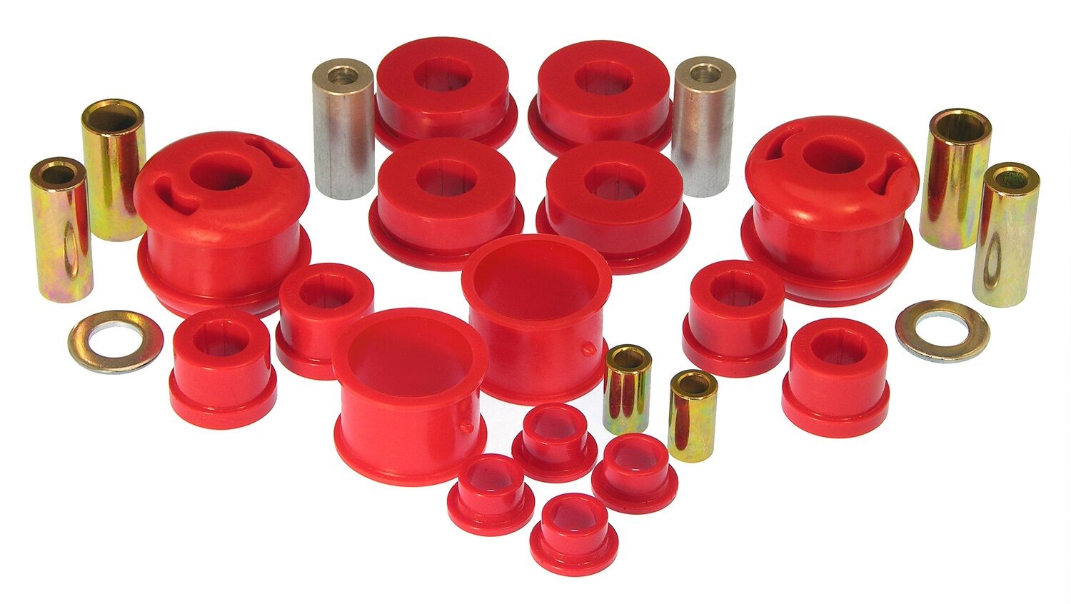 2004-2009 Subaru Legacy Total Bushing Kit Red Prothane - 16-2004