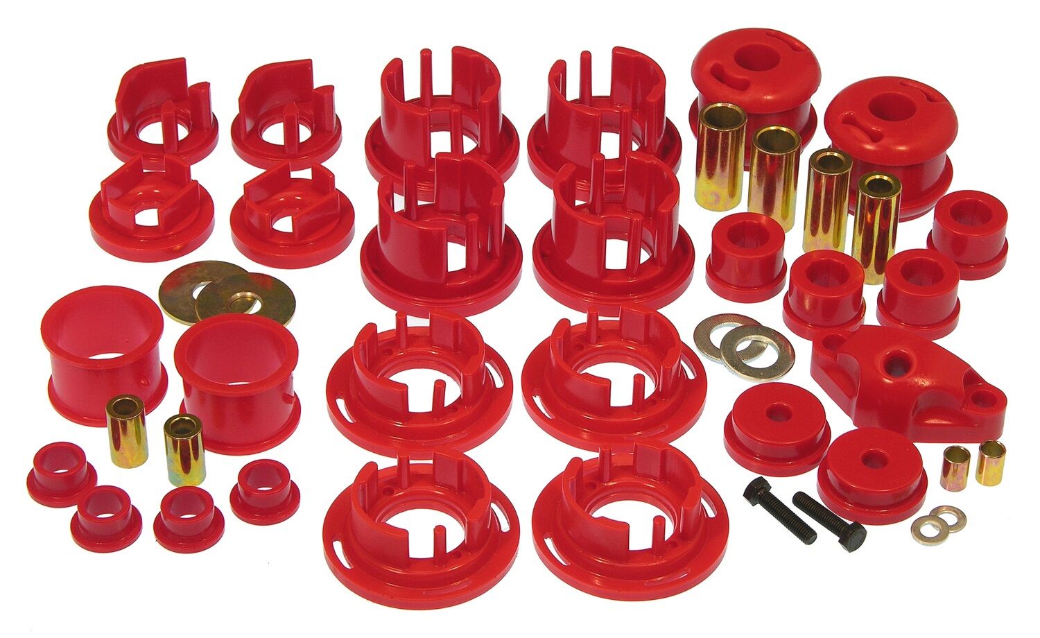 2009-2010 Subaru Forester Total Bushing Kit Red Prothane - 16-2005